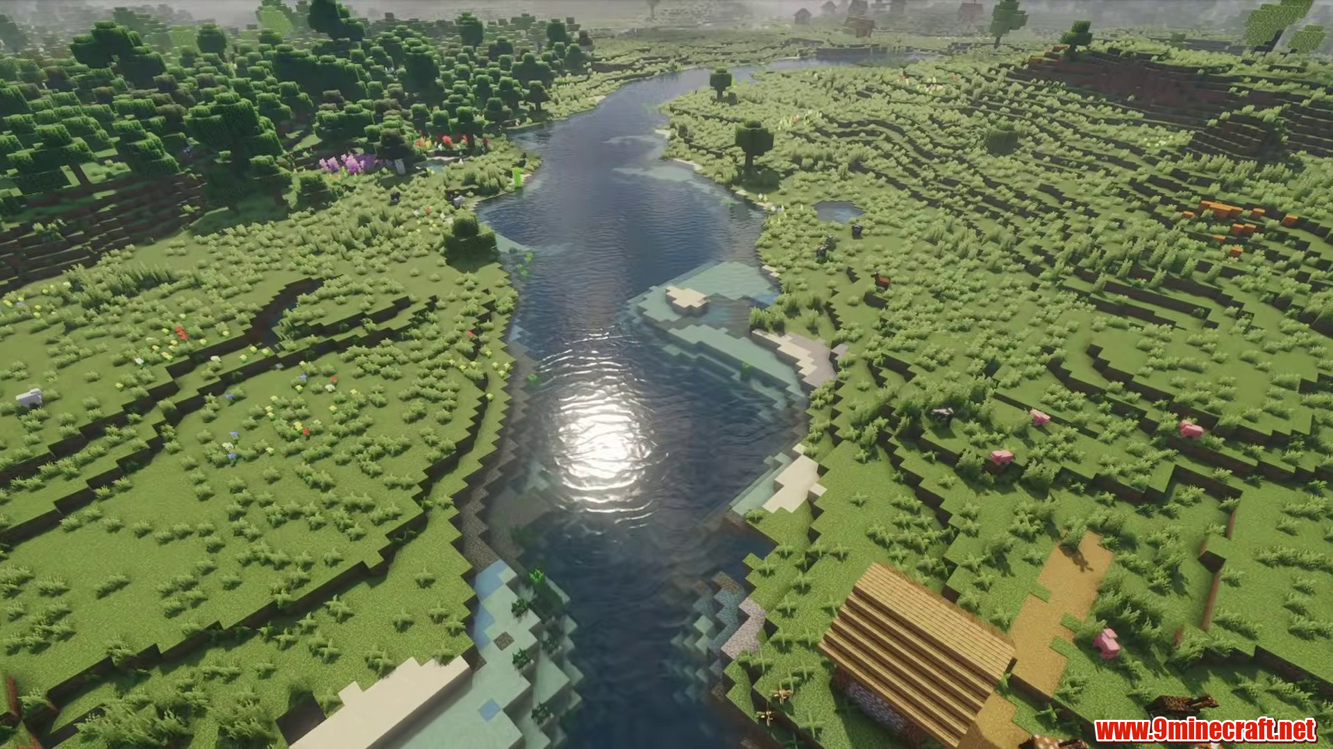 Plains Village Seed in Minecraft seed 4245800845203921153