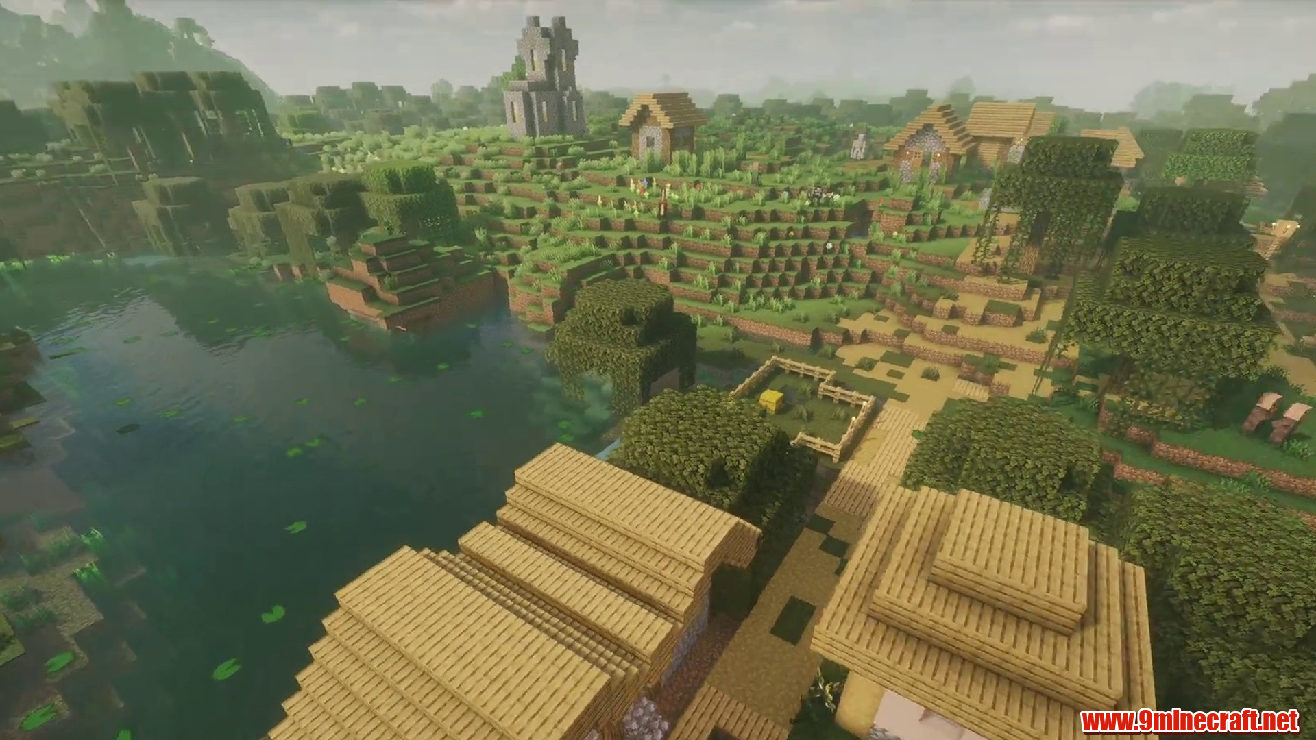 Swamp Village Seed in Minecraft seed -67374866117424233