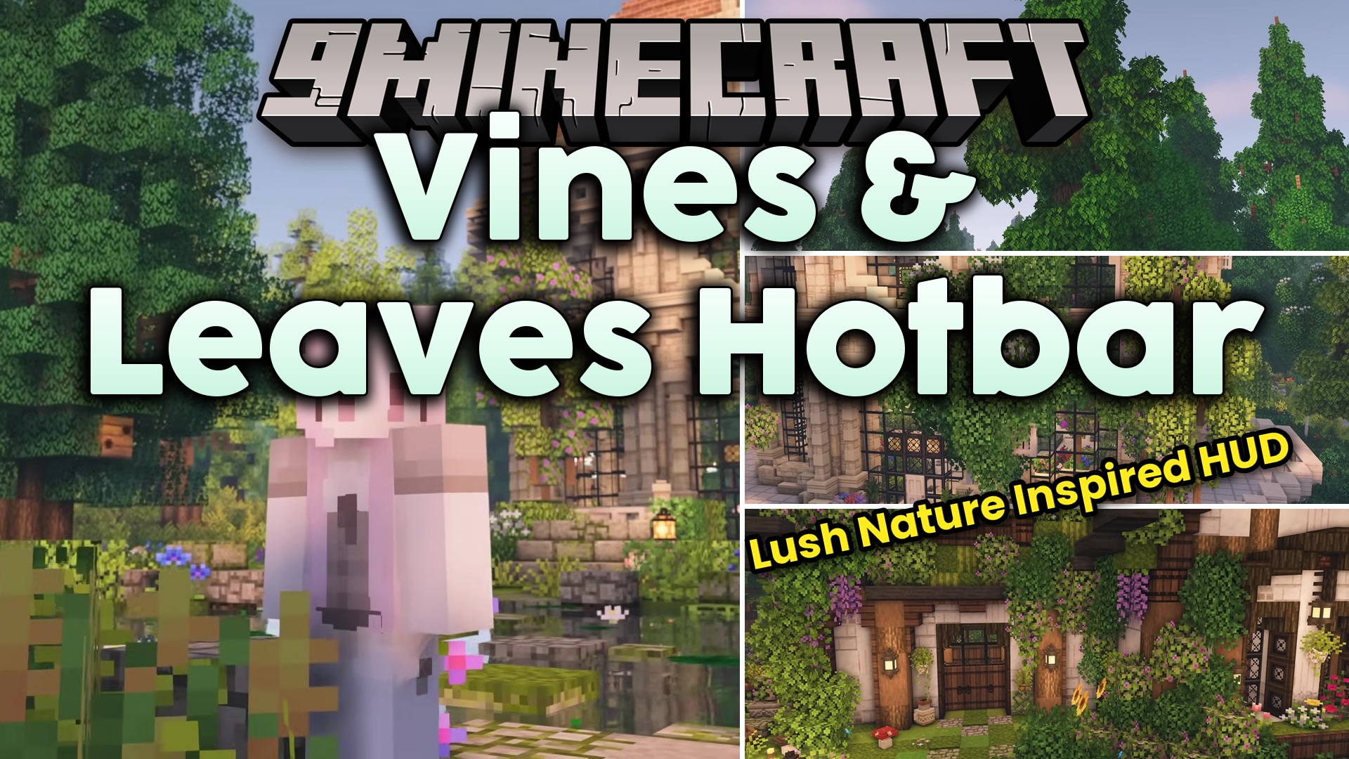 Vines & Leaves Hotbar Resource Pack