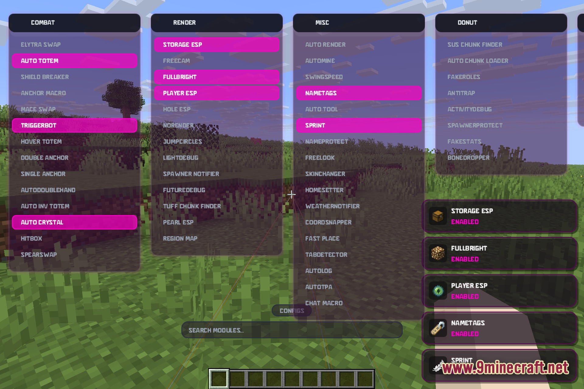 Water v5 Client Mod Screenshot 1