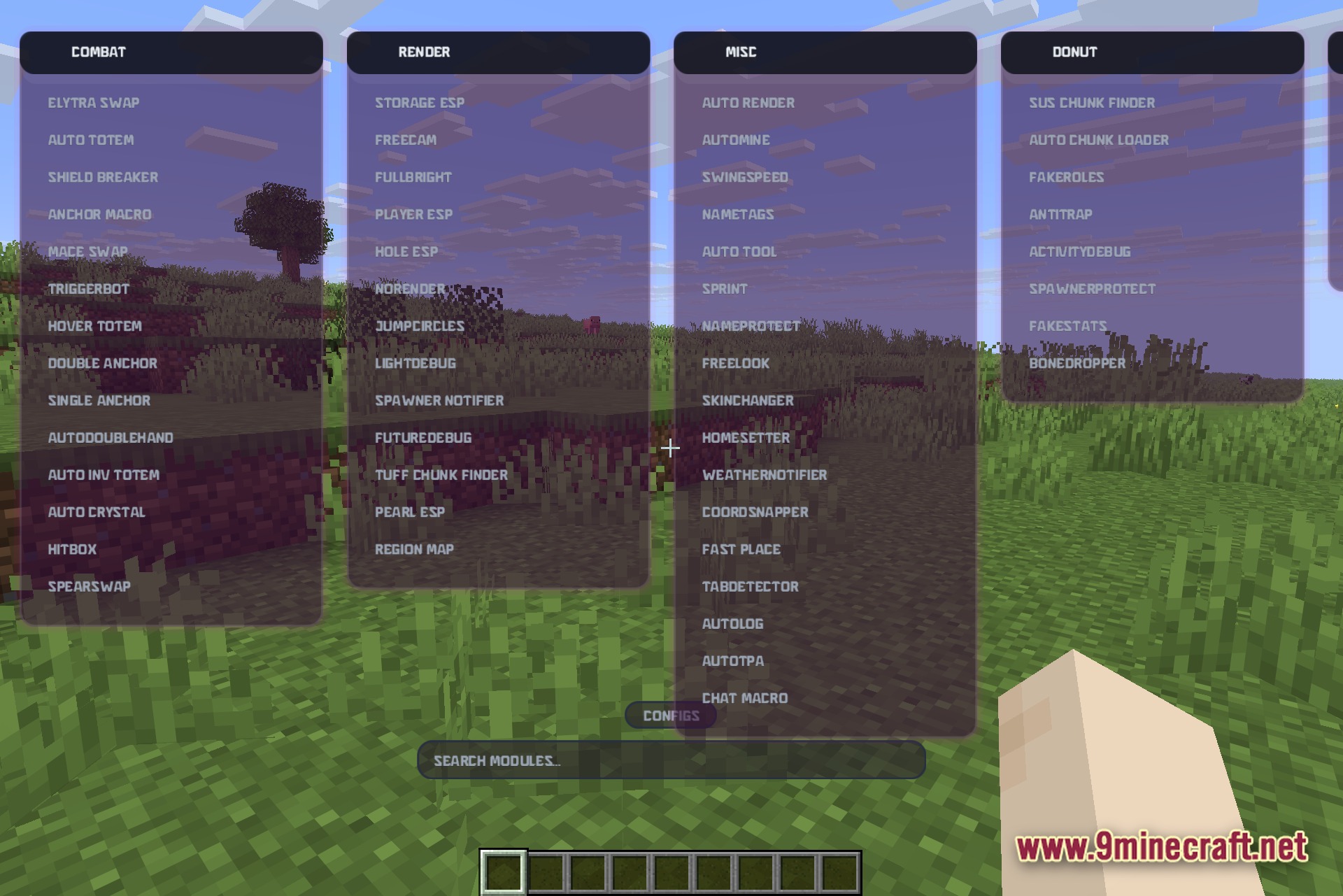 Water v5 Client Mod Screenshot 2
