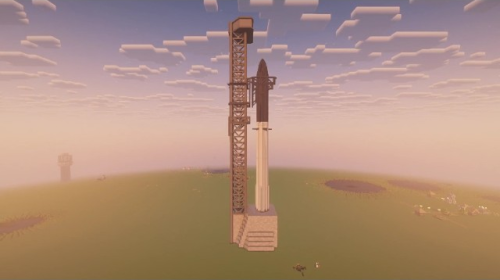 Working SpaceX Starship and Mechazilla Tower with Chopsticks Based off the 13th Flight Test Schematic Thumbnail