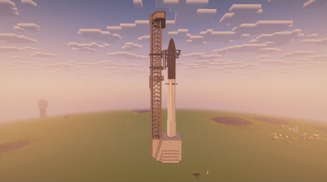 Working SpaceX Starship and Mechazilla Tower with Chopsticks Based off the 13th Flight Test Schematic Thumbnail