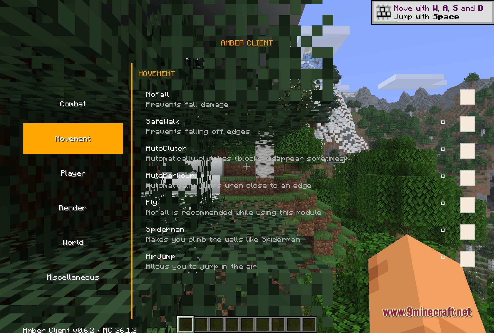 Amber 9minecraft Client Mod Screenshot 3