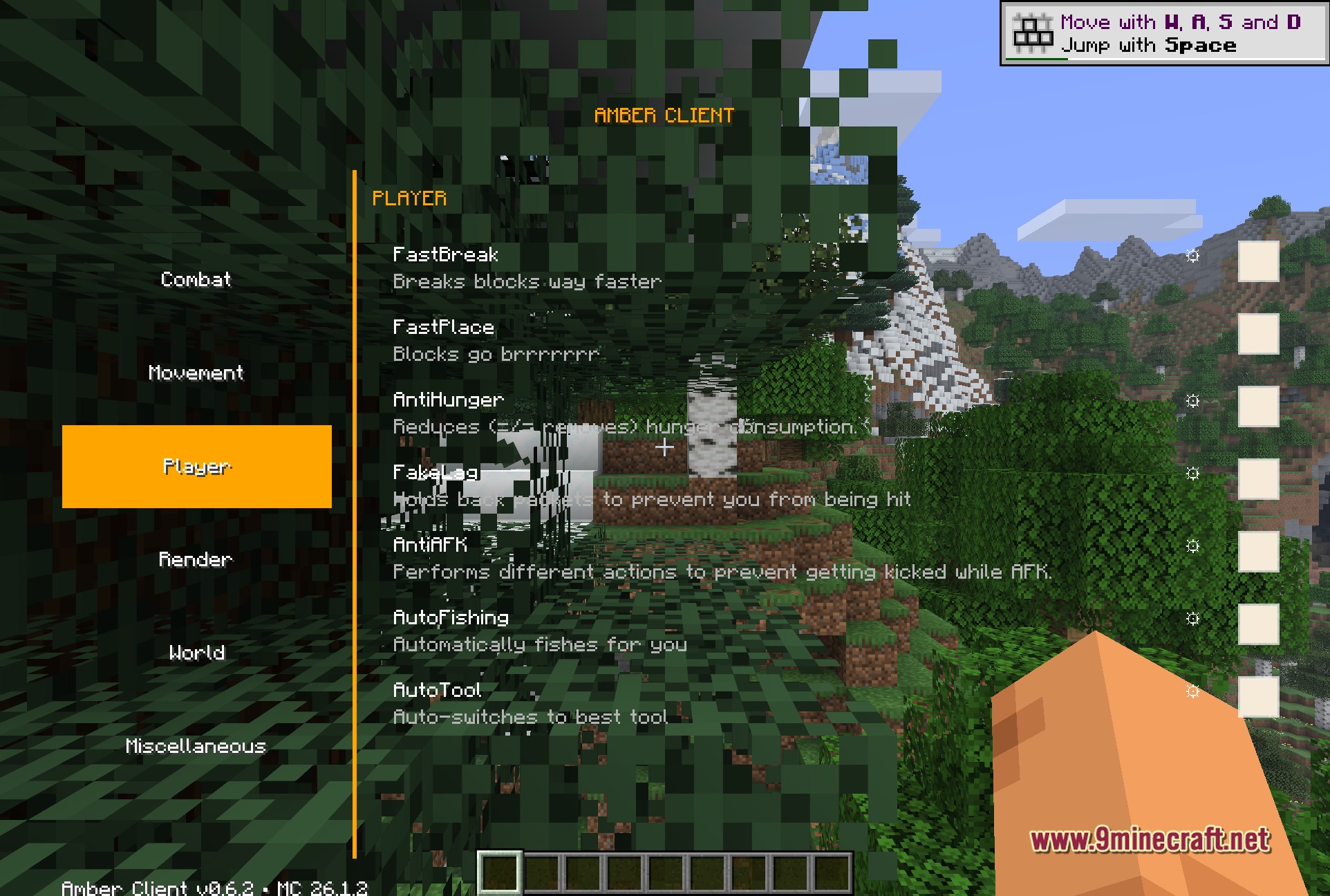 Amber 9minecraft Client Mod Screenshot 4