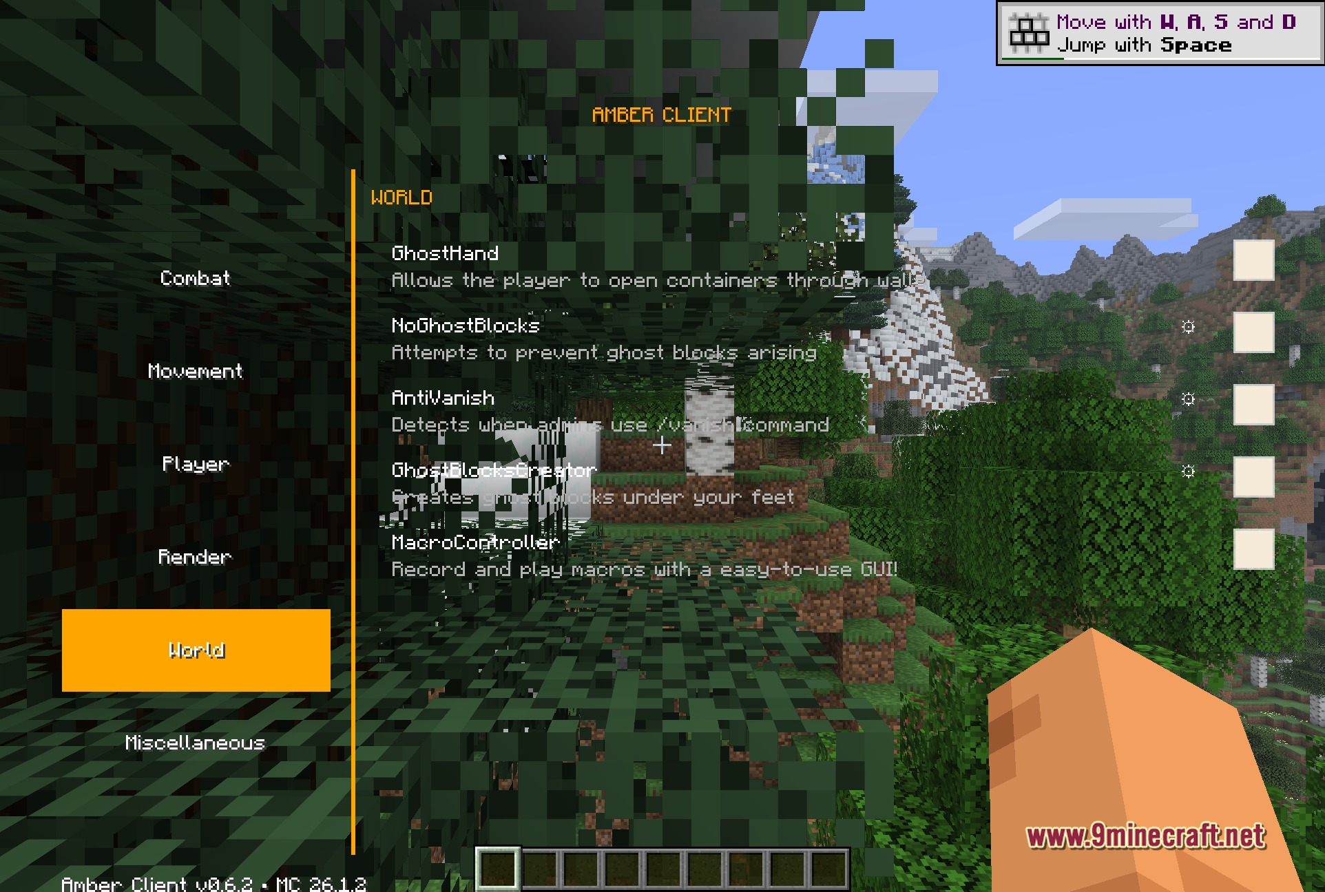 Amber 9minecraft Client Mod Screenshot 5