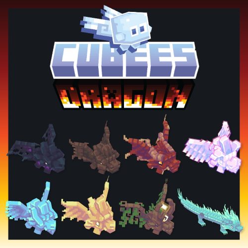 Cubees Dragon Pack Model Thumbnail