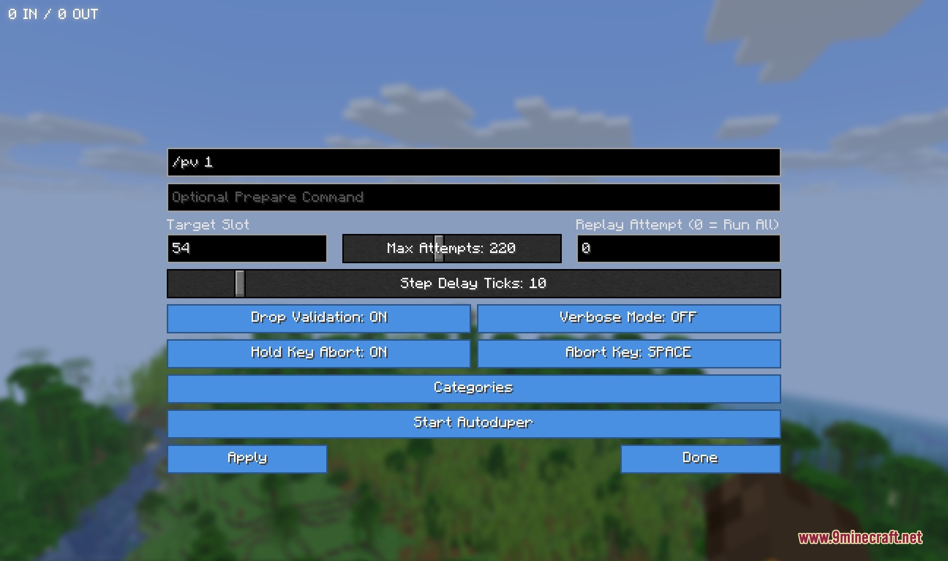 Item Dupe 9minecraft Mod Screenshot 2