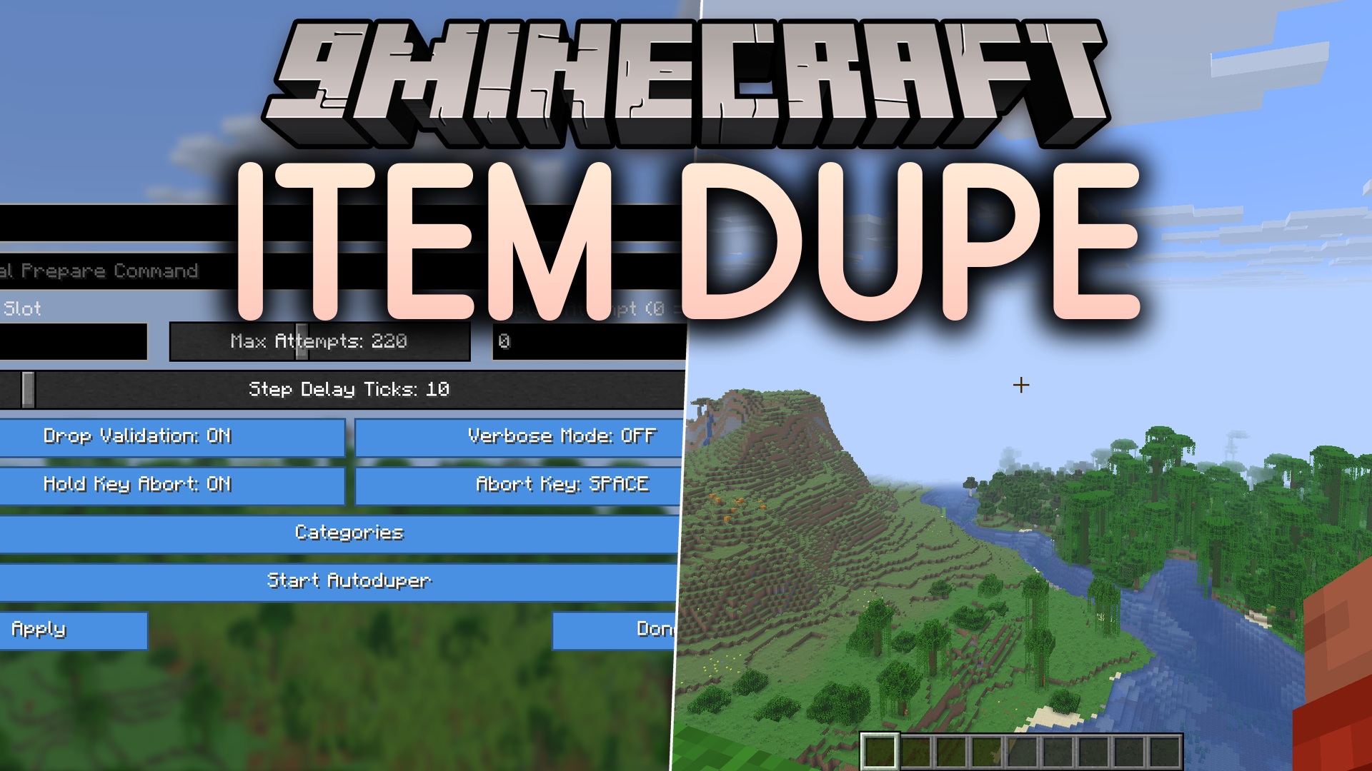 Item Dupe 9minecraft Mod