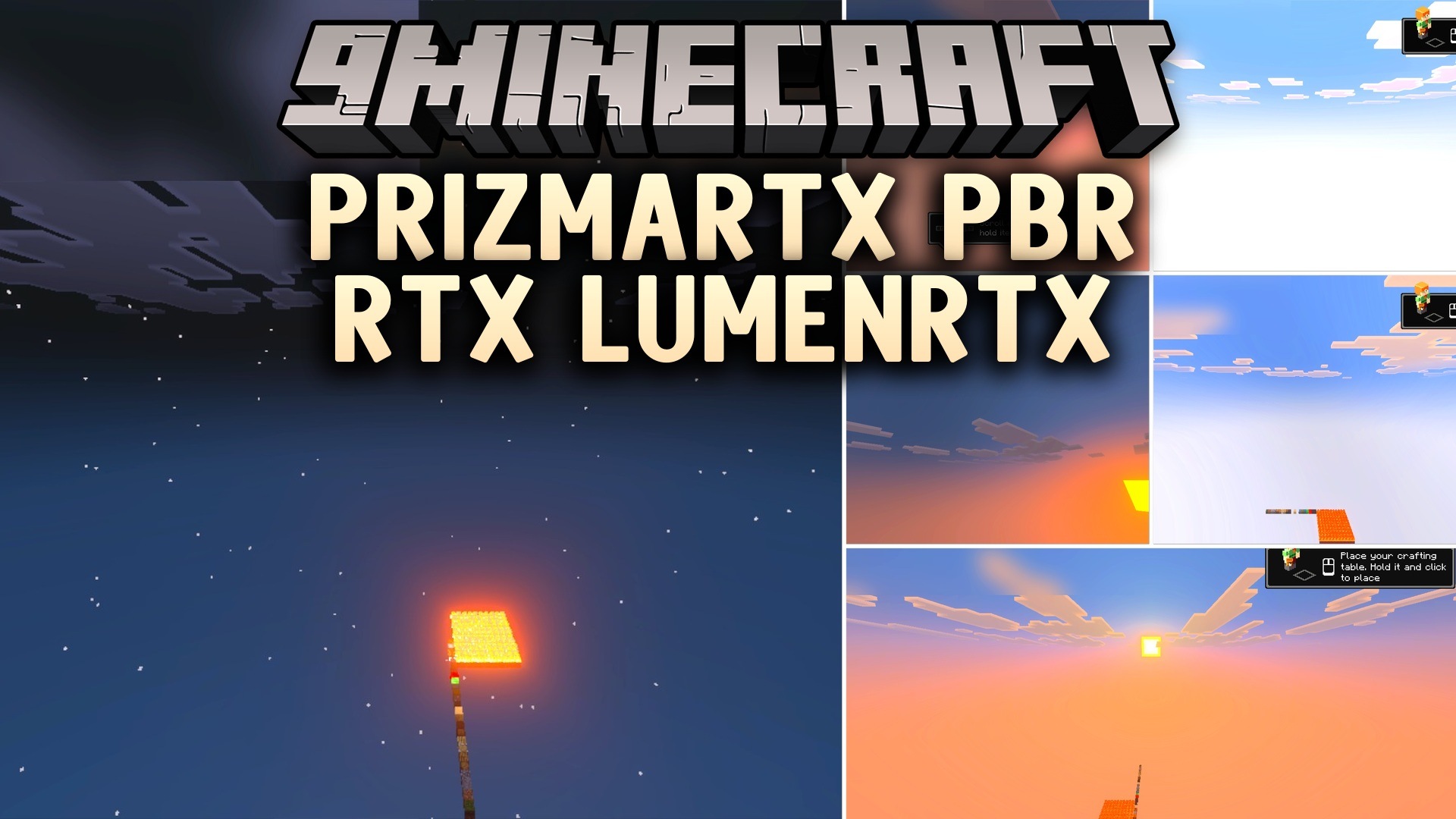 PrizmaRTX PBR RTX Lumenrtx Texture Pack (1.21, 1.20) – Stunning Visual Overhaul