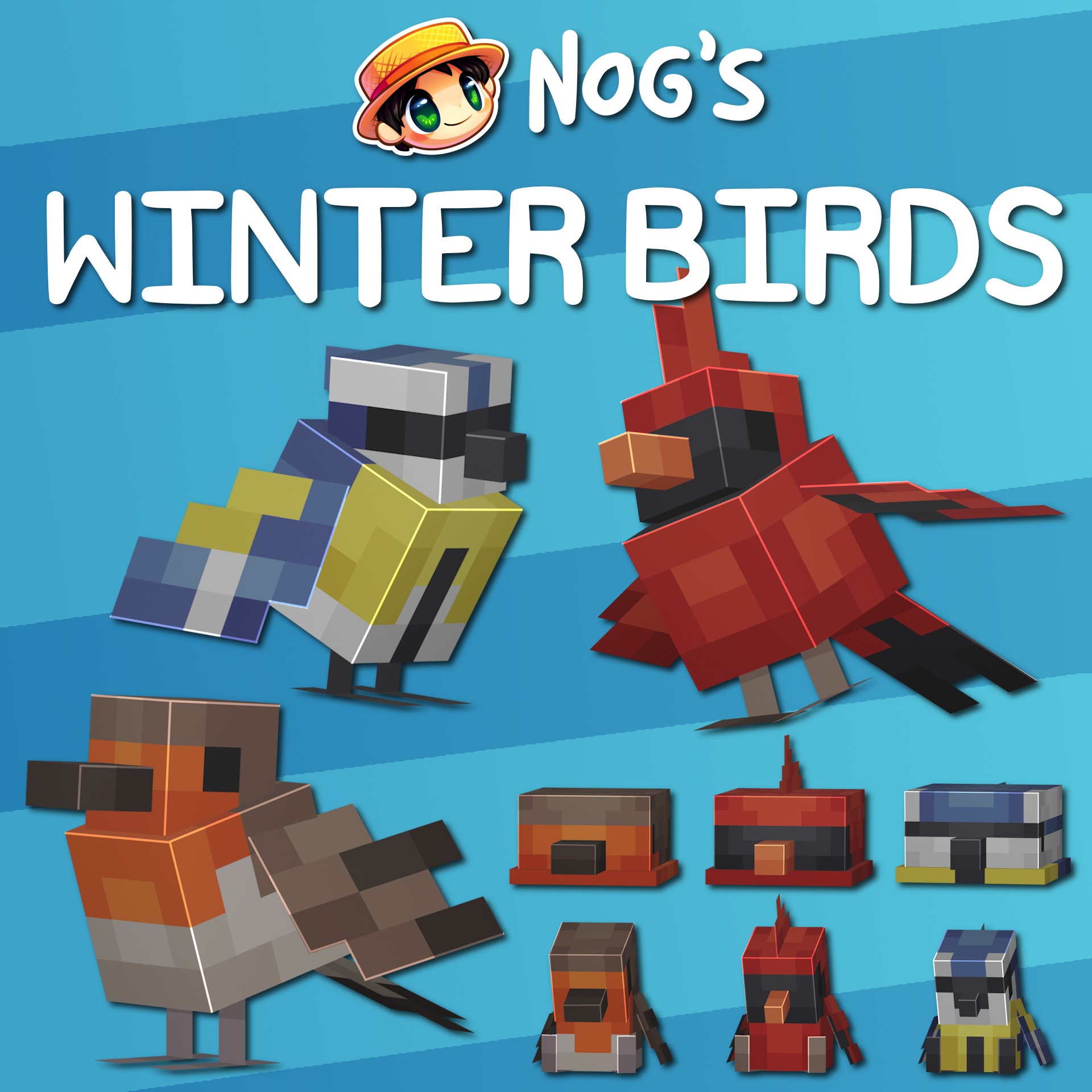 Nogs Winter Birds Model Thumbnail