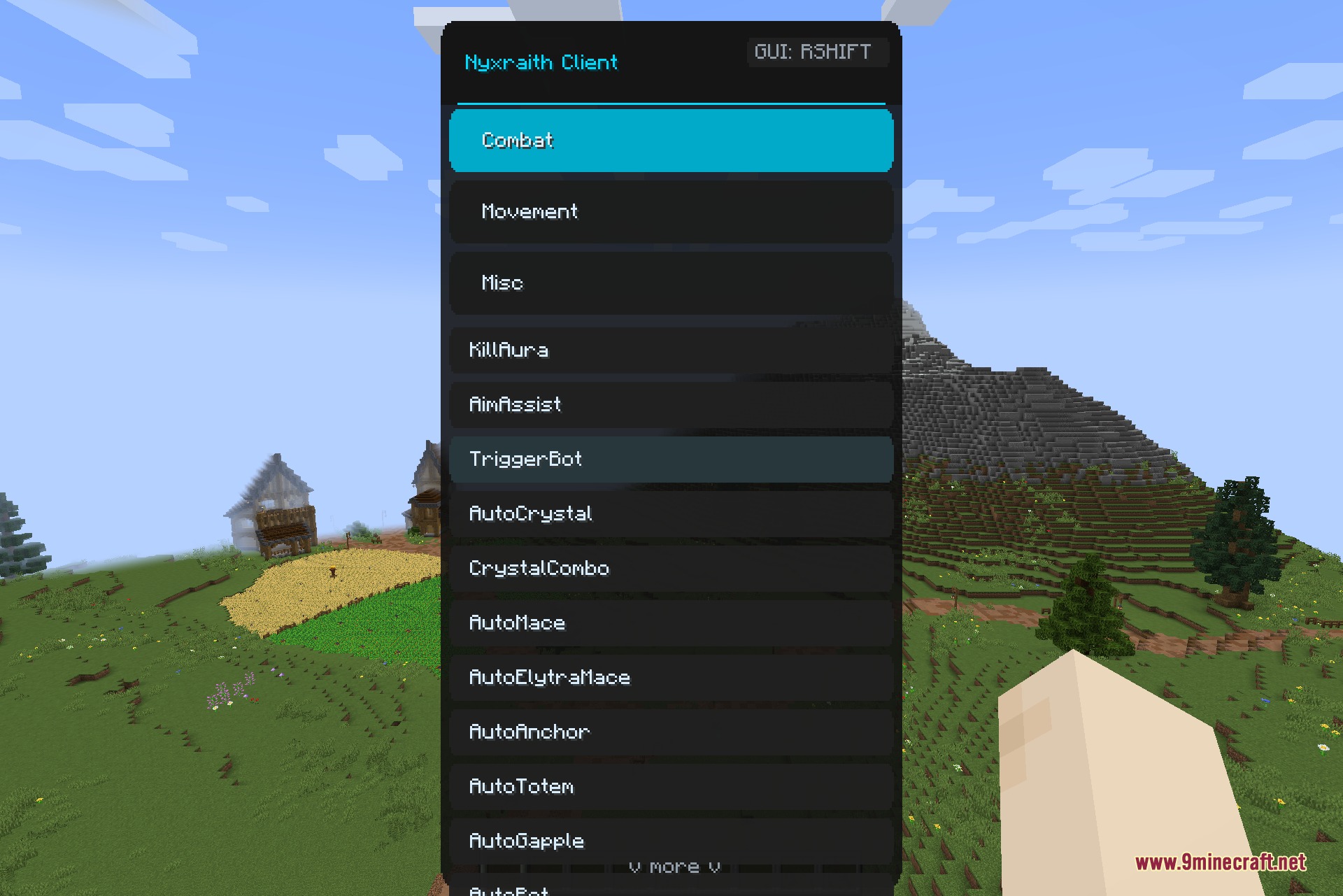 Nyxraith Client Mod Screenshot 1