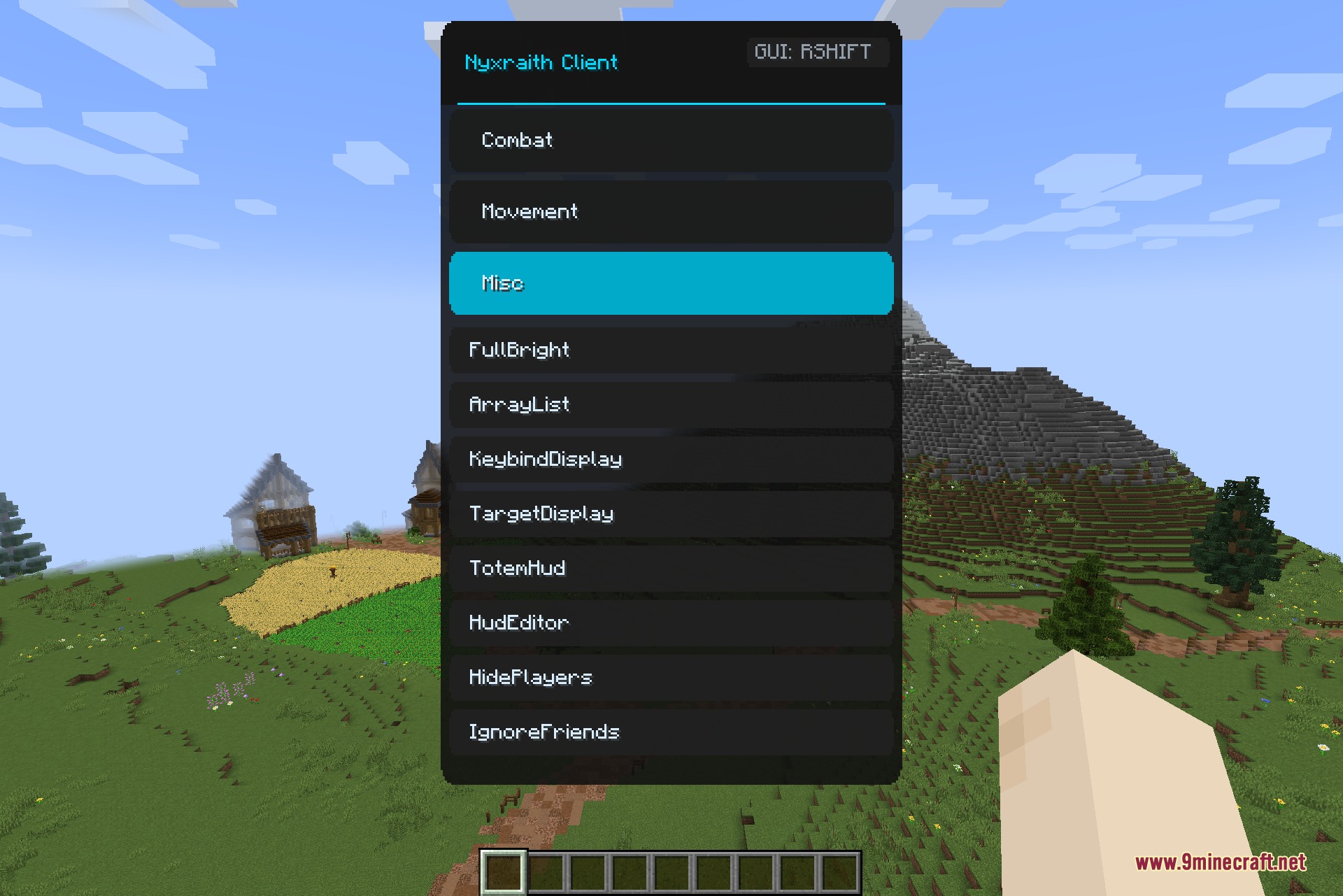 Nyxraith Client Mod Screenshot 4