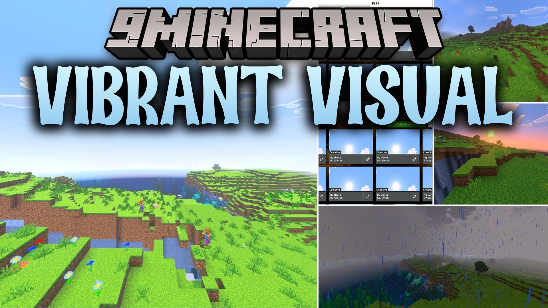 Vibrant Visual Shader (1.26+) – Lively Colors And Warm Sunsets On Any Server