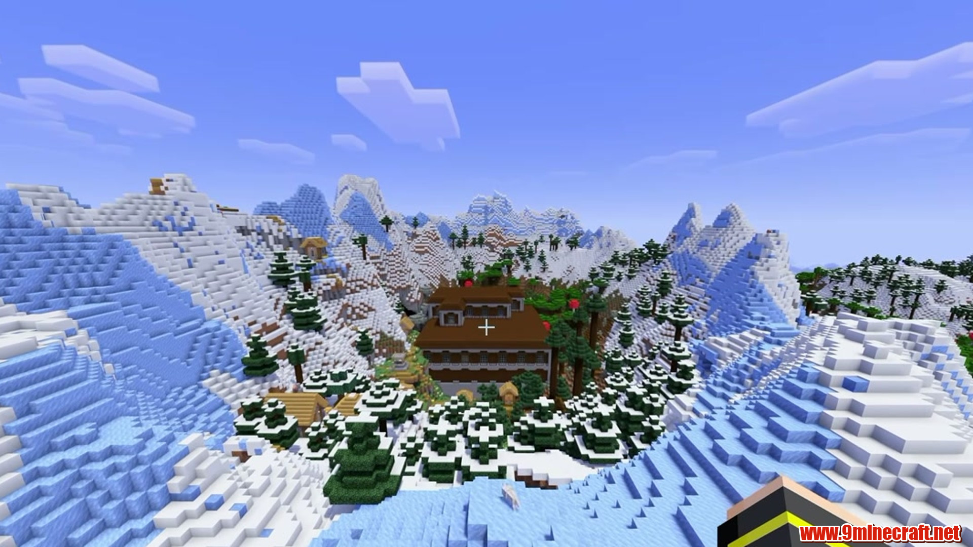 Mansion & Village Caldera - Minecraft seed 18581393090