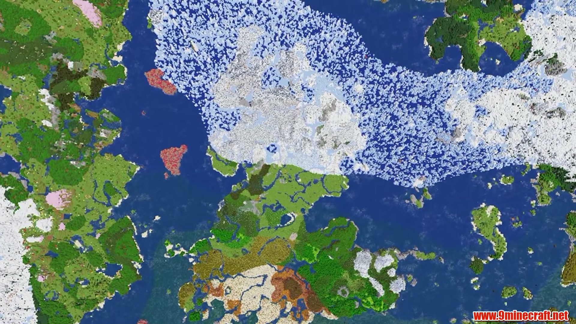 Continent Island - Minecraft seed 12283412