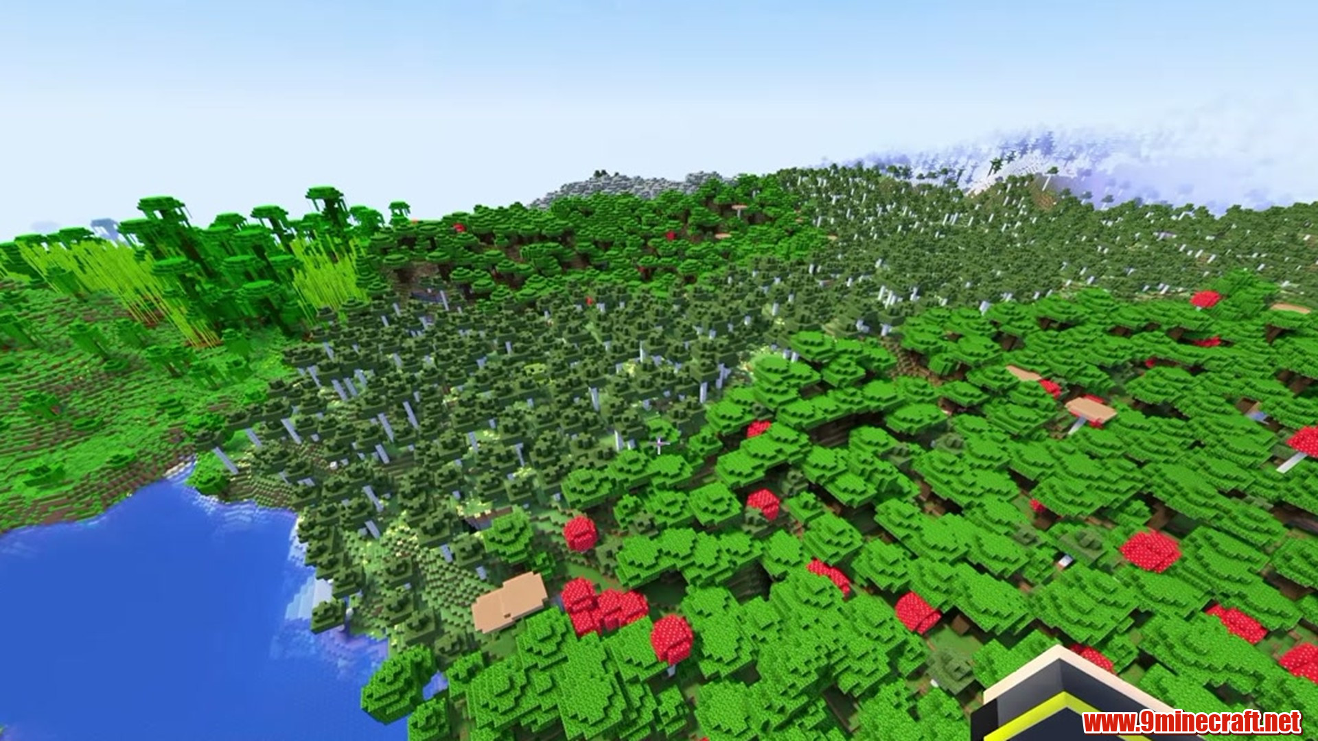 Partly Buried Woodland Mansion - Minecraft seed 7899595221677749176