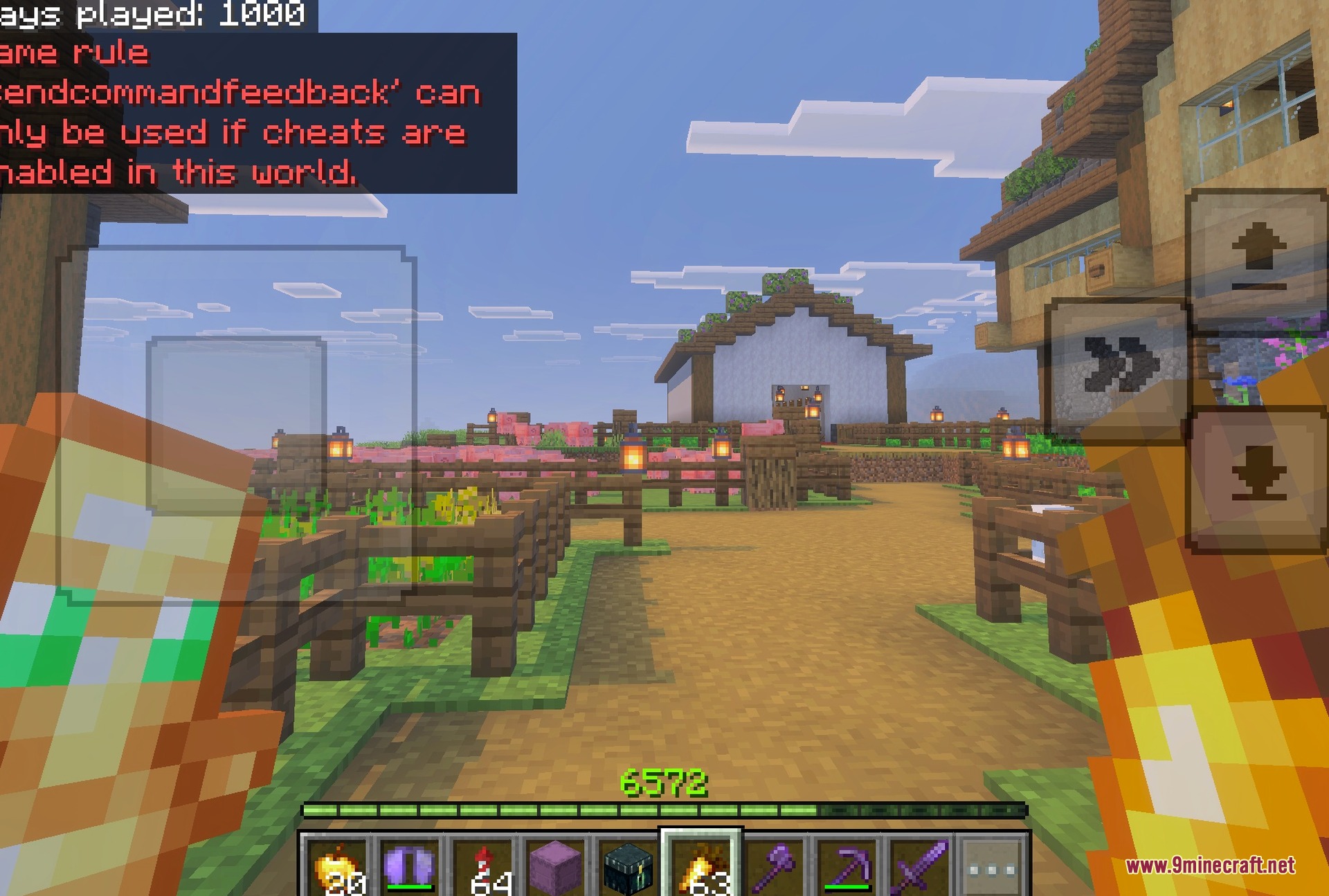 1000 Days Hardcore Survival World Map Screenshot 1 Survival base built up over 1000 hardcore days