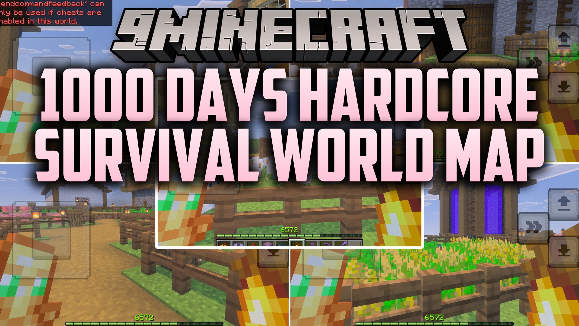 1000 Days Hardcore Survival World Map