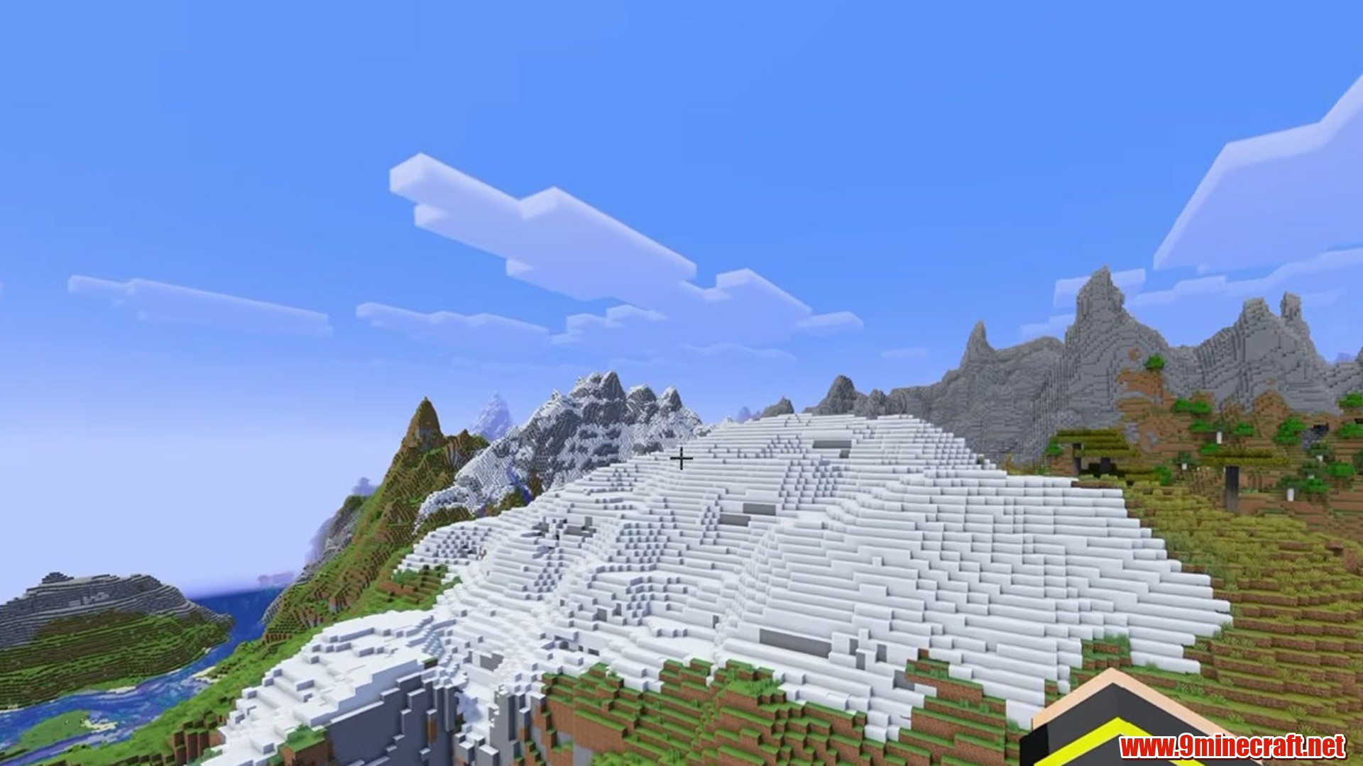 Pillager Shipwreck Cliffs - Minecraft seed -232216855785902398