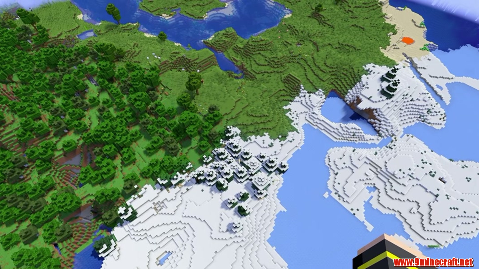 All-Biome Continent Island - Minecraft seed 2810280948
