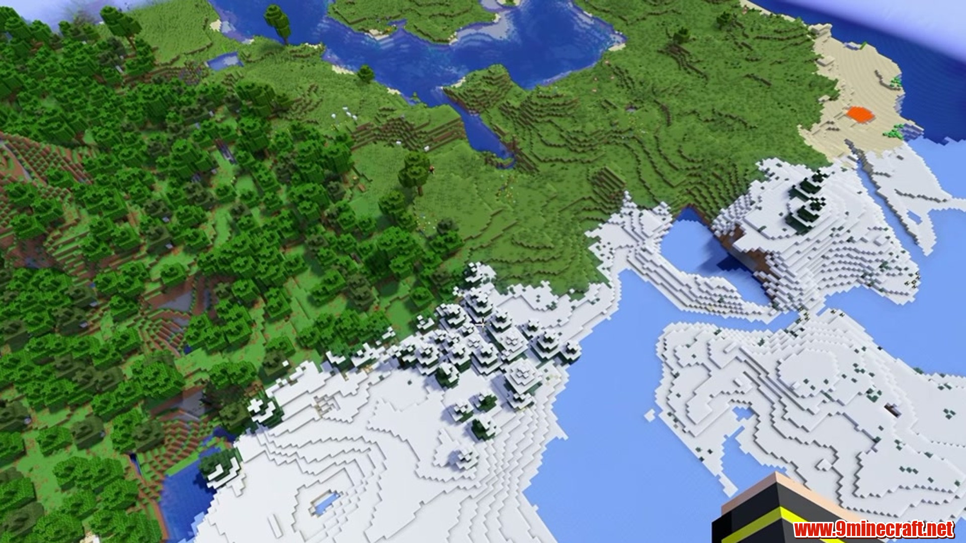All-Biome Continent Island - Minecraft seed 2810280948