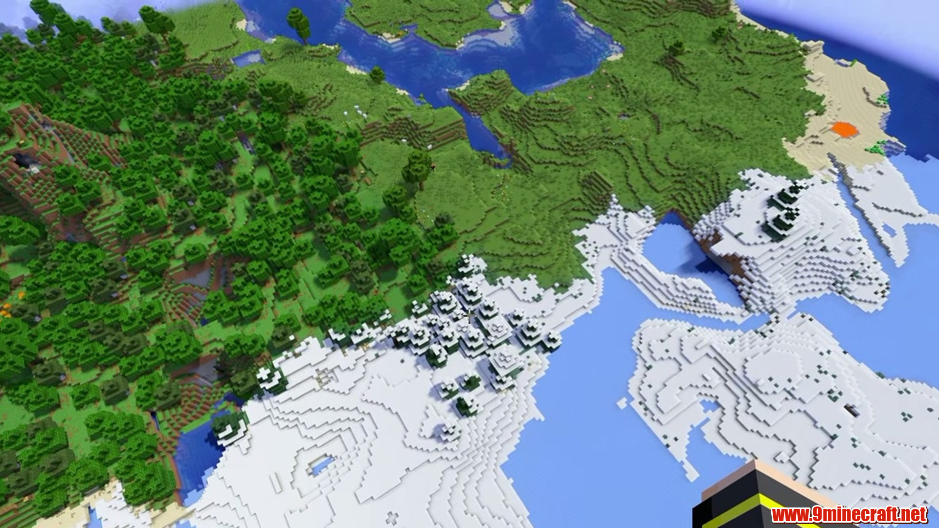 All-Biome Continent Island - Minecraft seed 2810280948