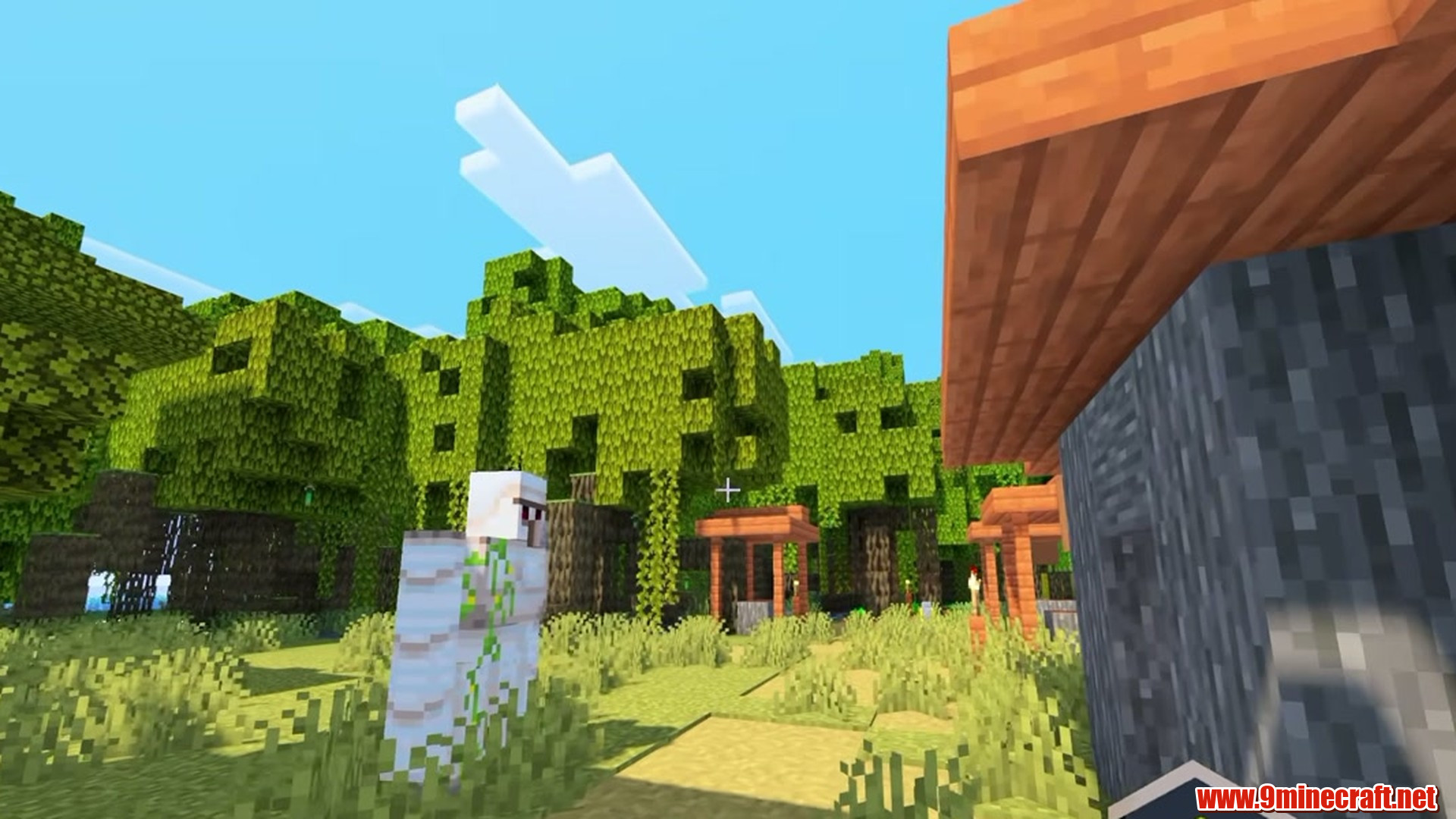 Mangrove Village Island - Minecraft seed -367606319583958422