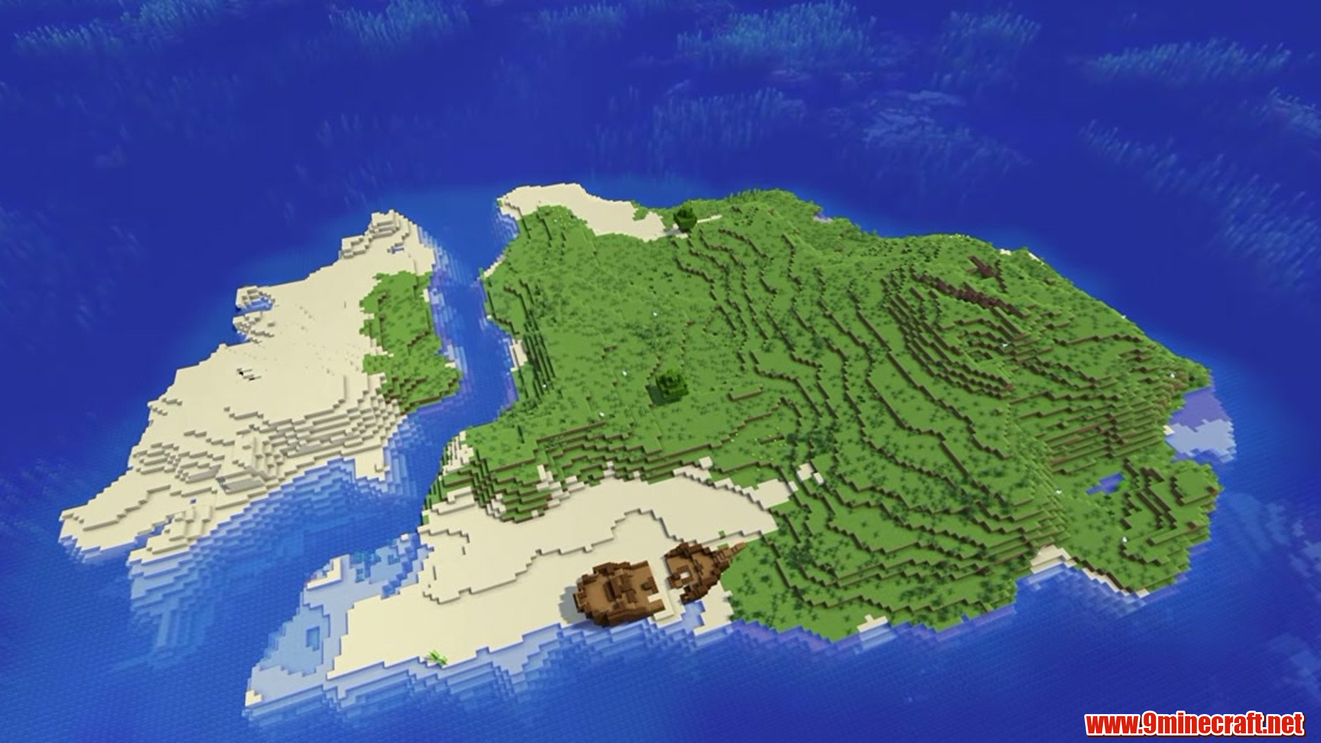 Castaway Island - Minecraft seed 808113045975942