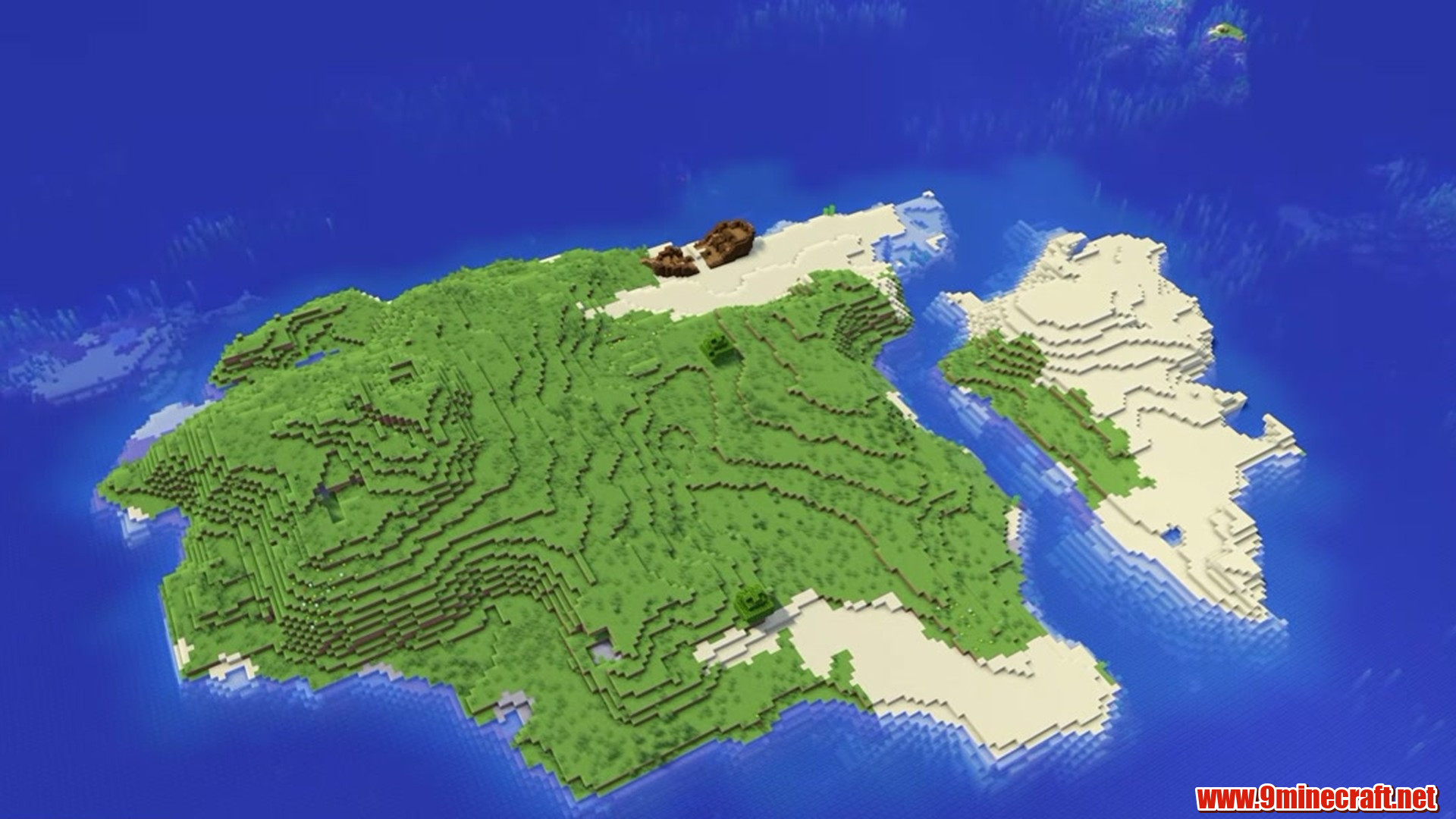 Castaway Island - Minecraft seed 808113045975942