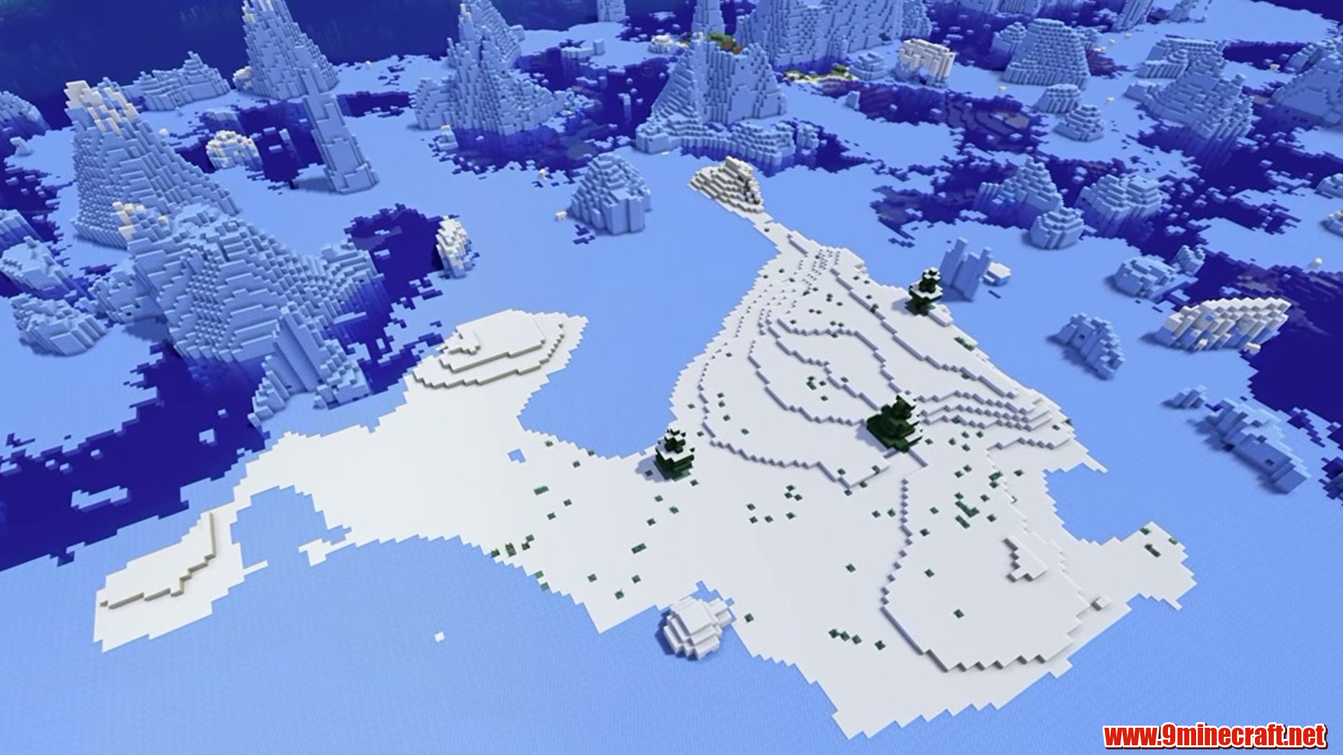Igloo Island - Minecraft seed 6907958878433244199