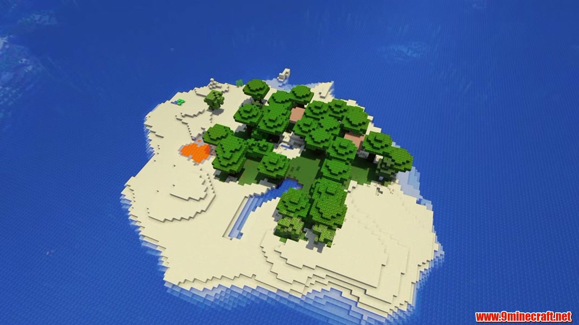 Dark Forest Island - Minecraft seed 7958986441470546919