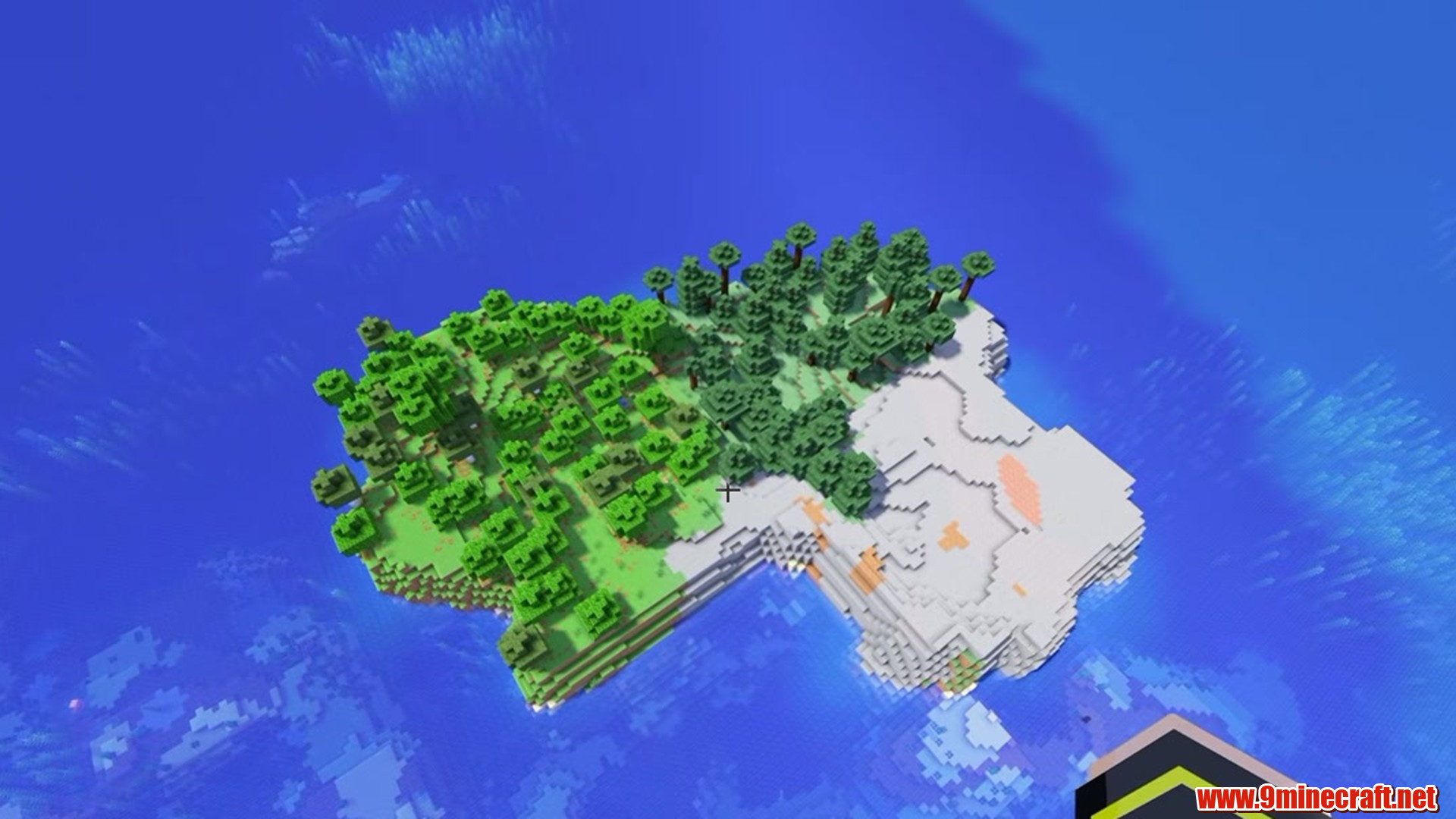 3 Biome Island - Minecraft seed 5561714856