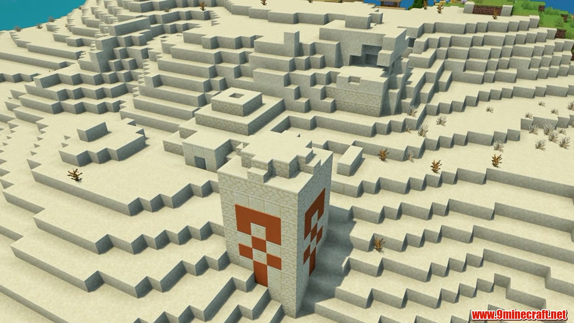 Desert Temple and Village Island - Minecraft seed -4635048441493682649