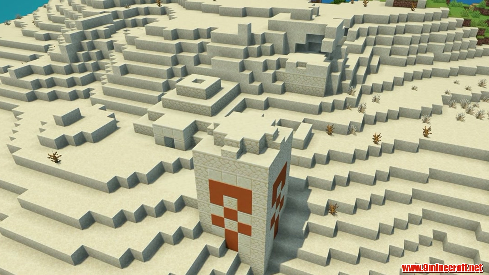 Desert Temple and Village Island - Minecraft seed -4635048441493682649