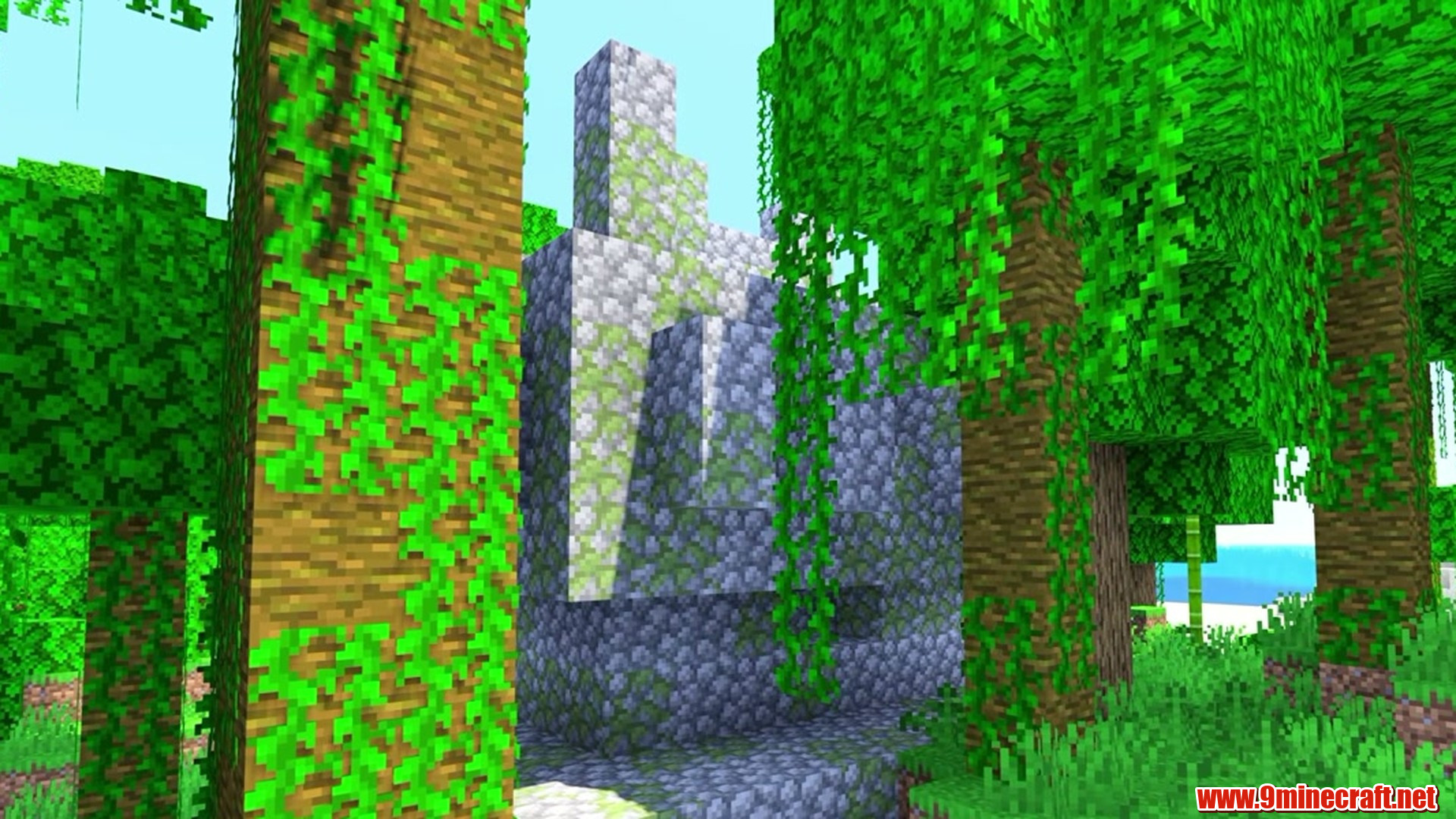 Jungle Temple Island - Minecraft seed -2634042832057963959