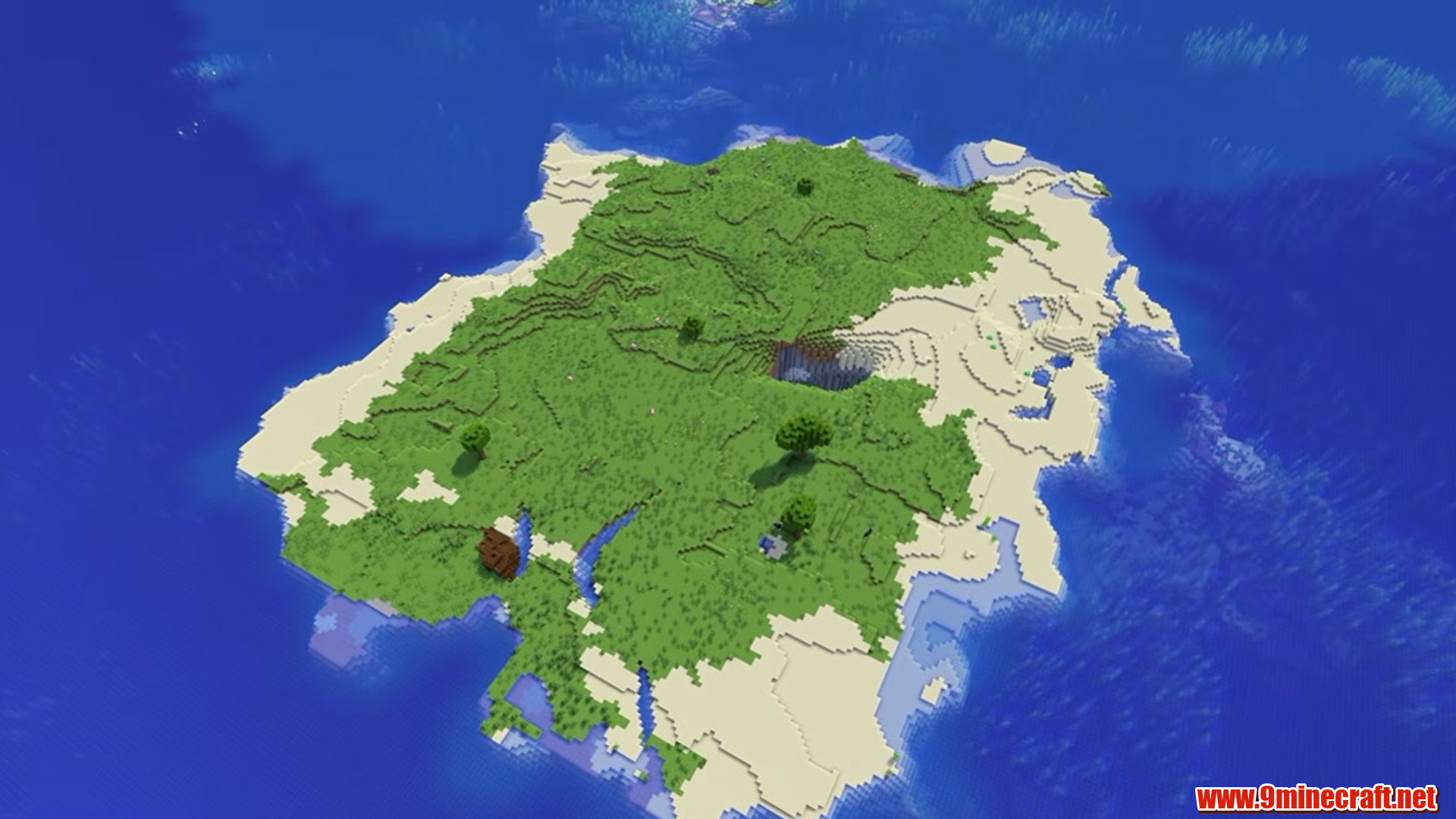 Big Plains Island - Minecraft seed 4206900000262032420