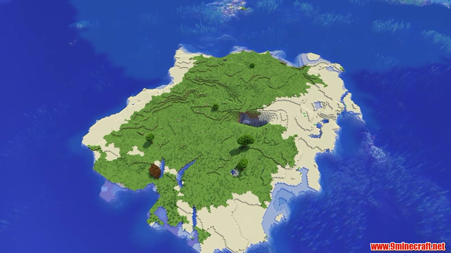 Big Plains Island - Minecraft seed 4206900000262032420