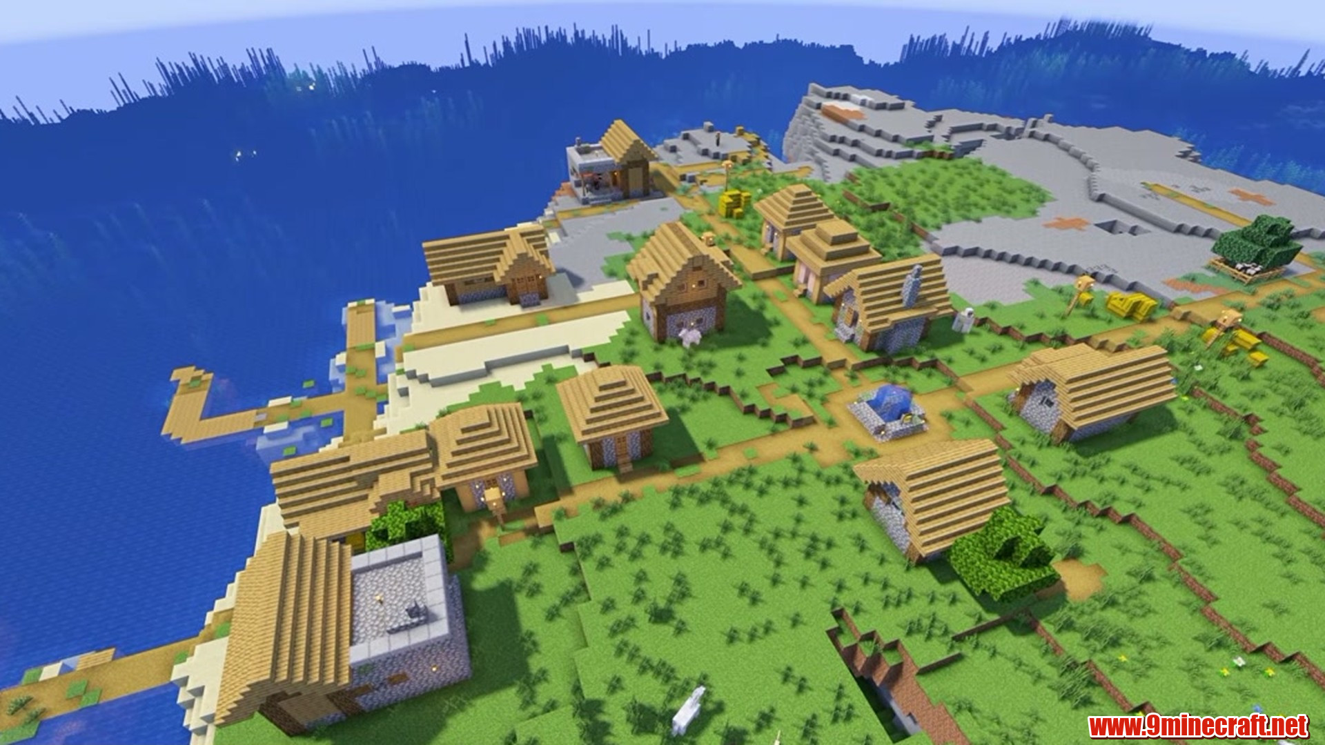 Village Island - Minecraft seed 6372874947707552041