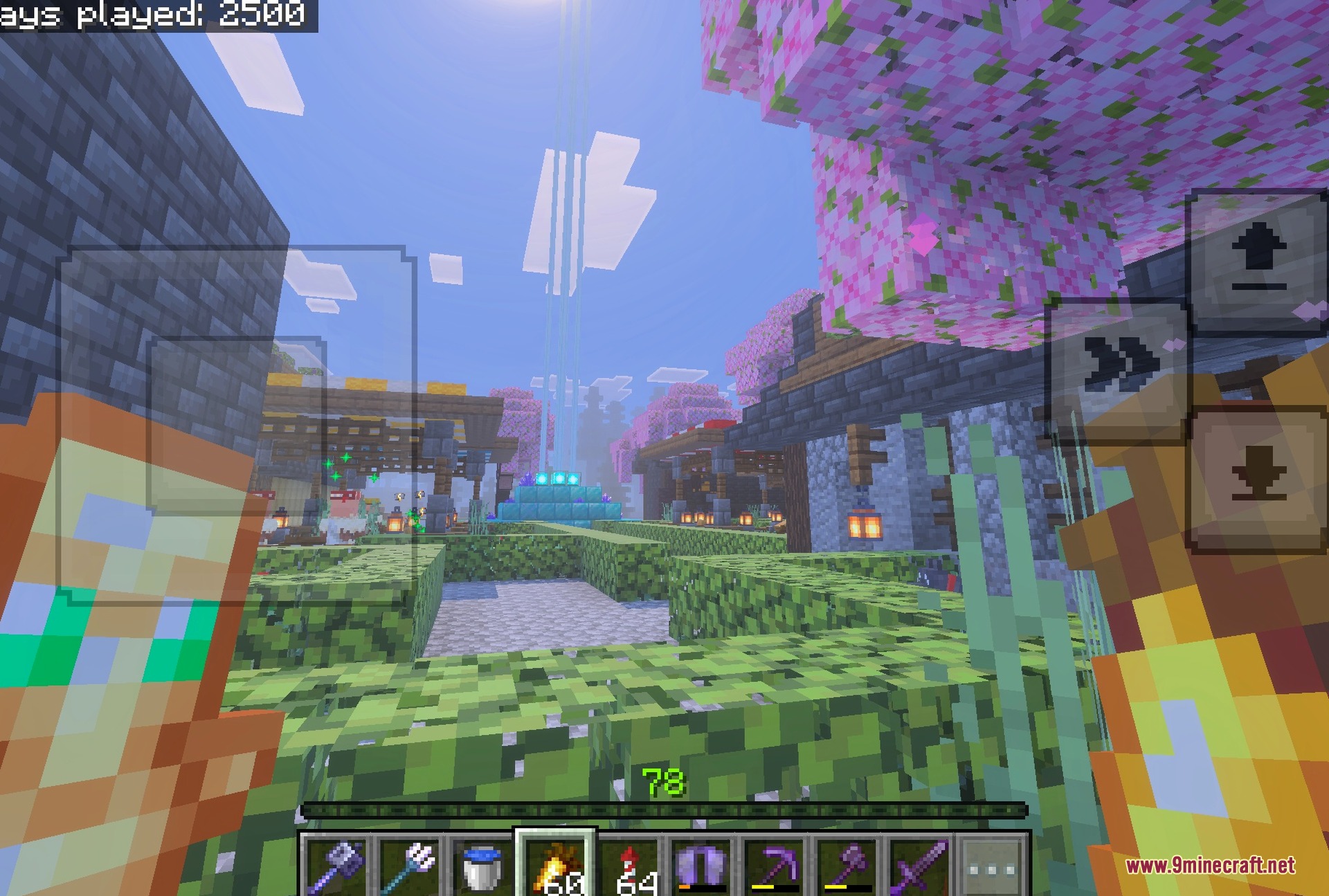 2500 Days Hardcore Survival Screenshot 1 The 2500-day hardcore base seen from the main path