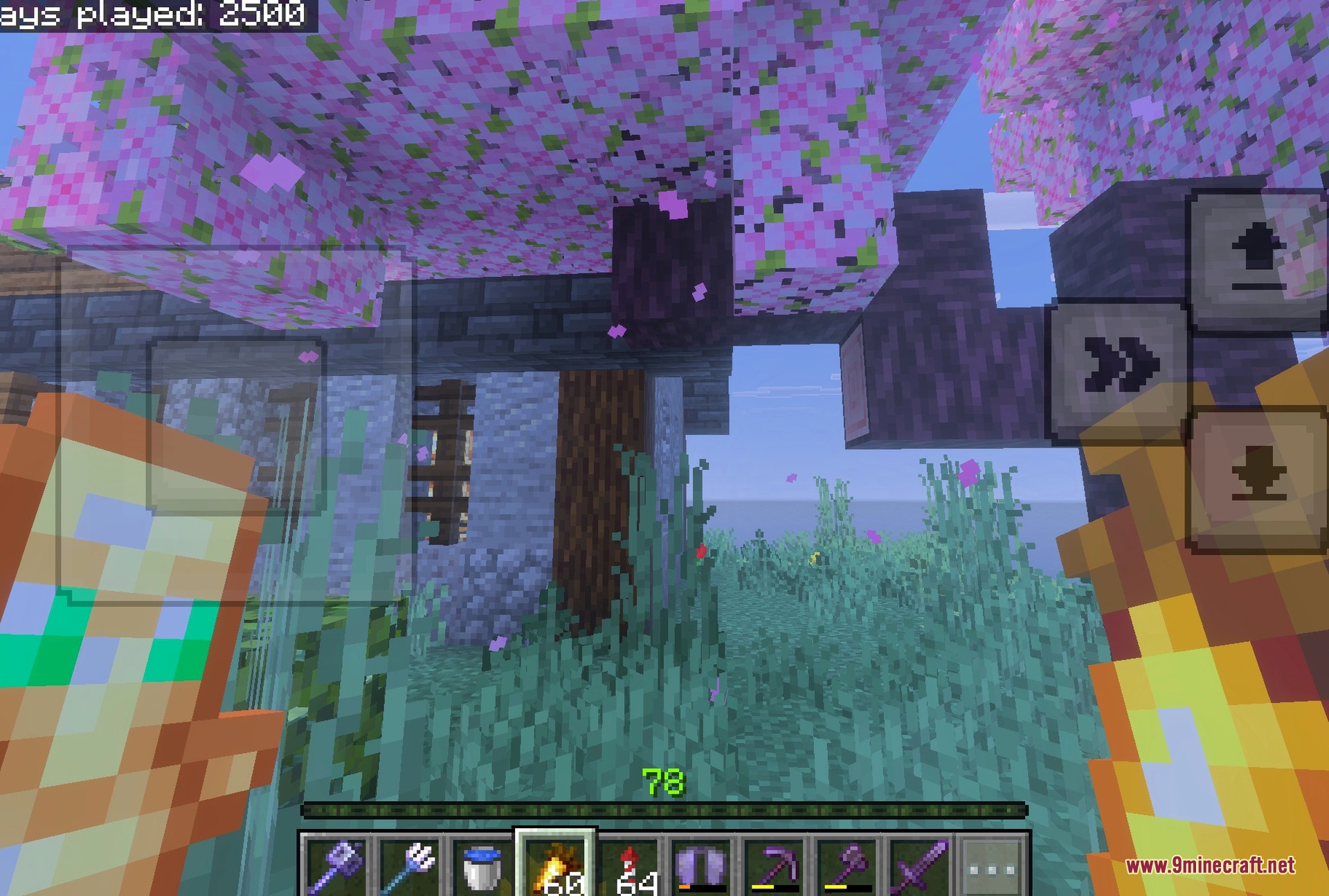 2500 Days Hardcore Survival Screenshot 5 A wider look across the finished 2500-day world