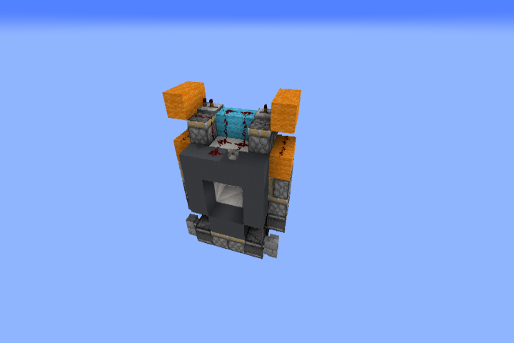 2x2 Flush Seamless Piston Door Schematic Thumbnail