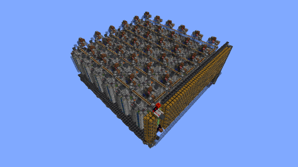 36 Module Cobble Farm 18m per Hour Donut SMP Schematic Thumbnail