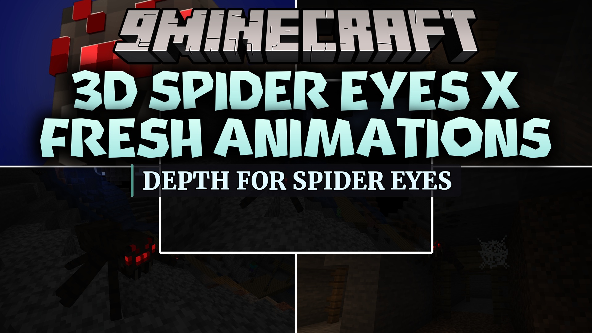 3D Spider Eyes X Fresh Animations Resource Pack
