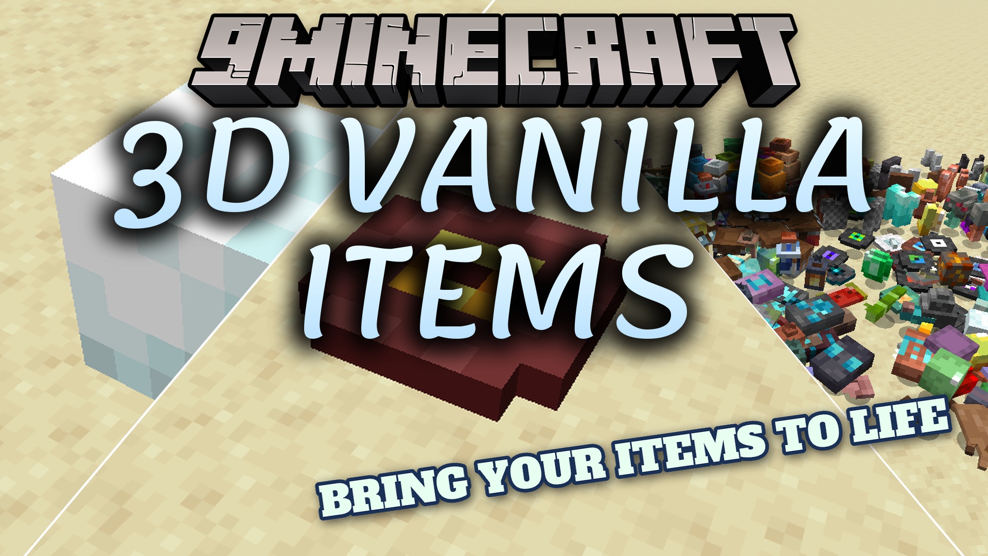 3D Vanilla Items Resource Pack