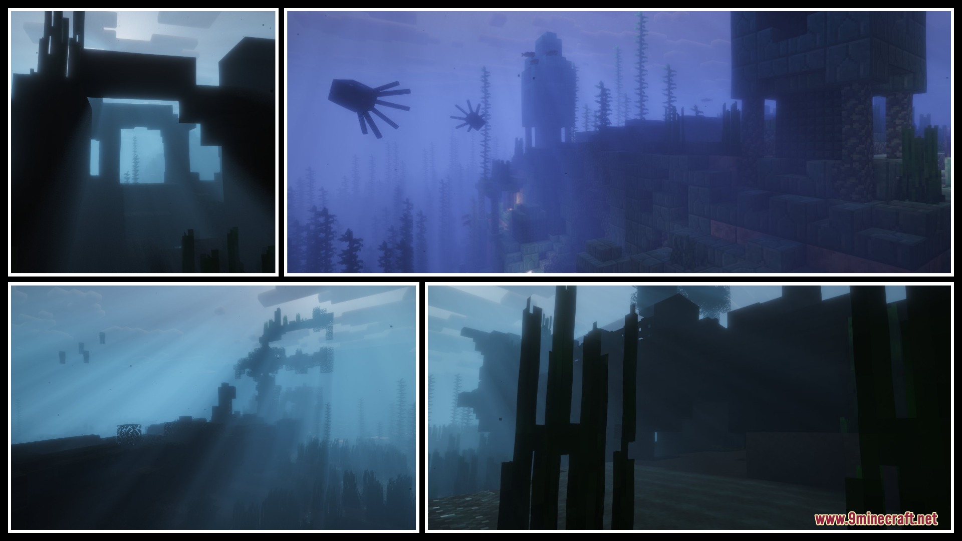 Abyssal Echoes Unbound Mod Screenshot 4 Ancient sunken ruins and stone temples located deep on the ocean floor
