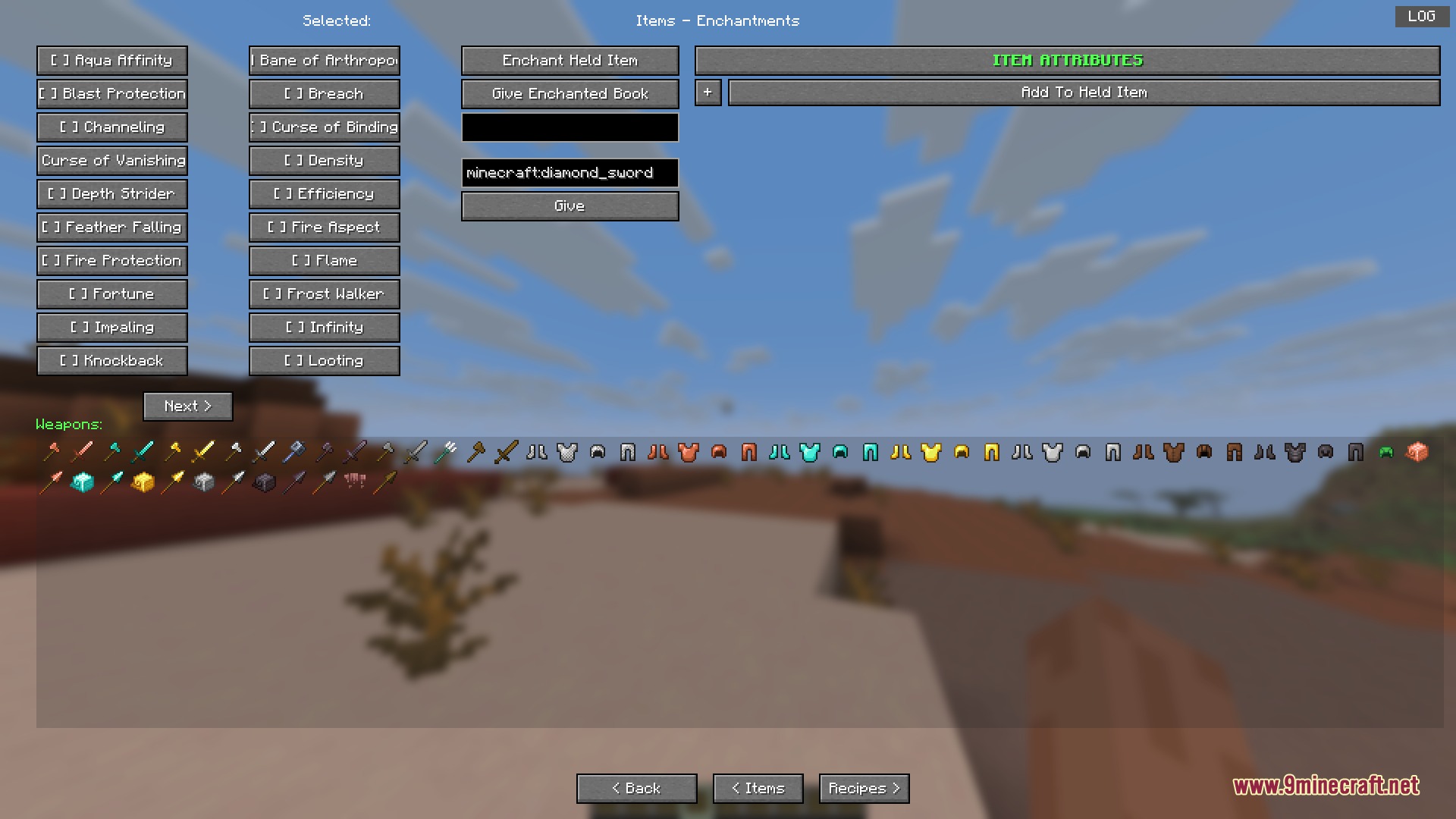 Admin Command Tool Mod (26.2, 1.21.11) – Control Your World Without Typing — screenshot 1