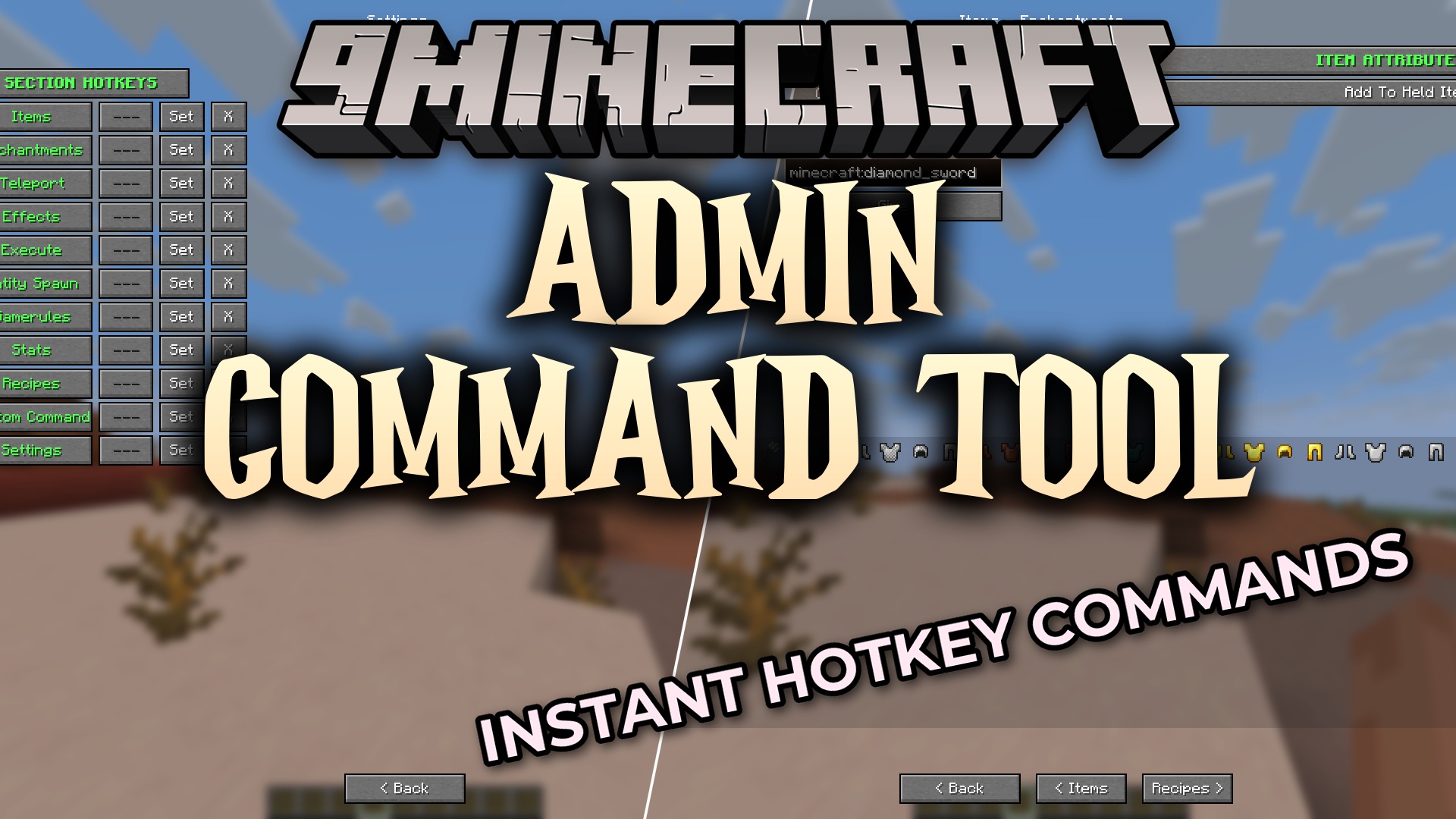 Admin Command Tool Mod (26.2, 1.21.11) – Control Your World Without Typing
