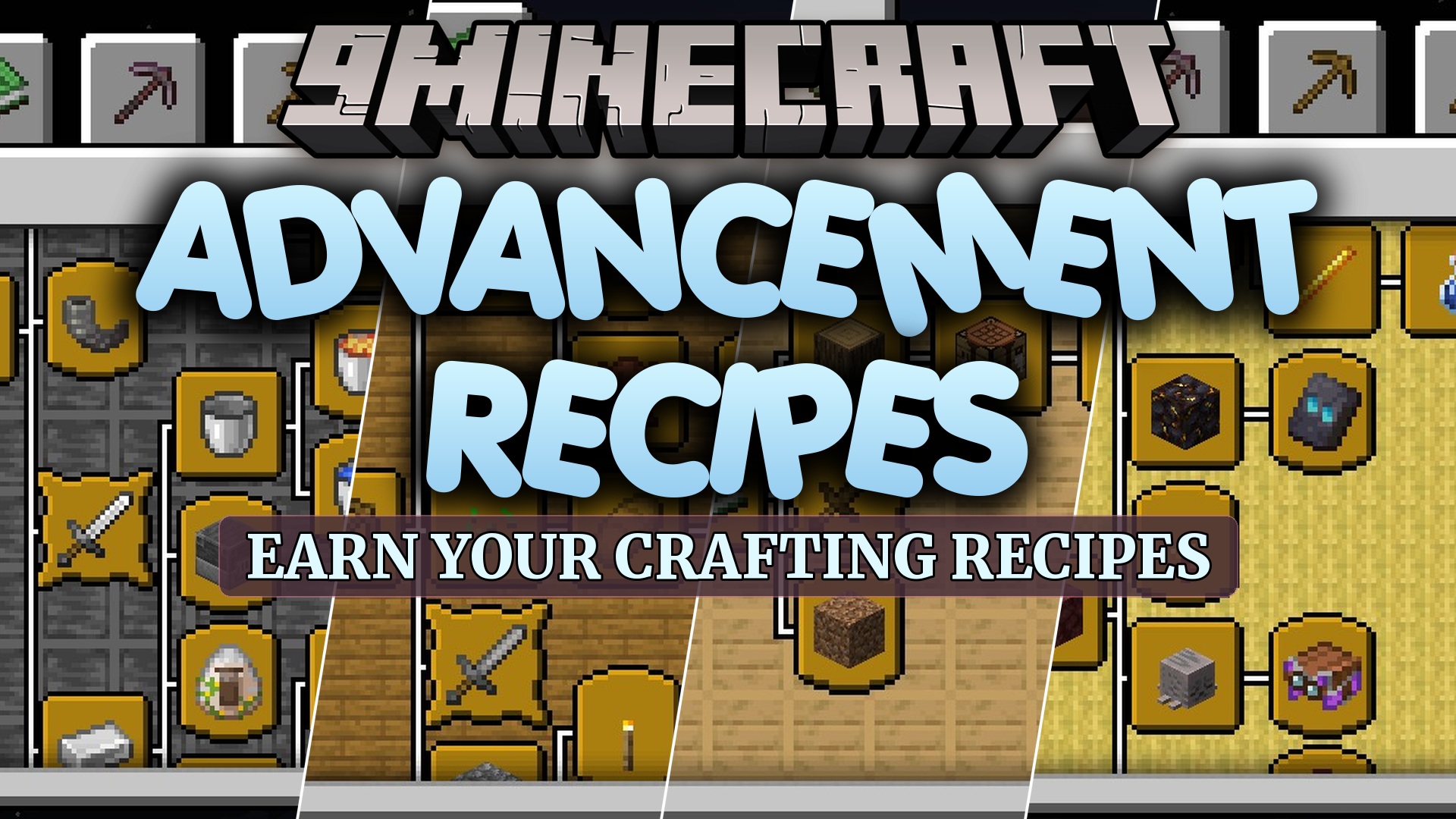Advancement Recipes Mod