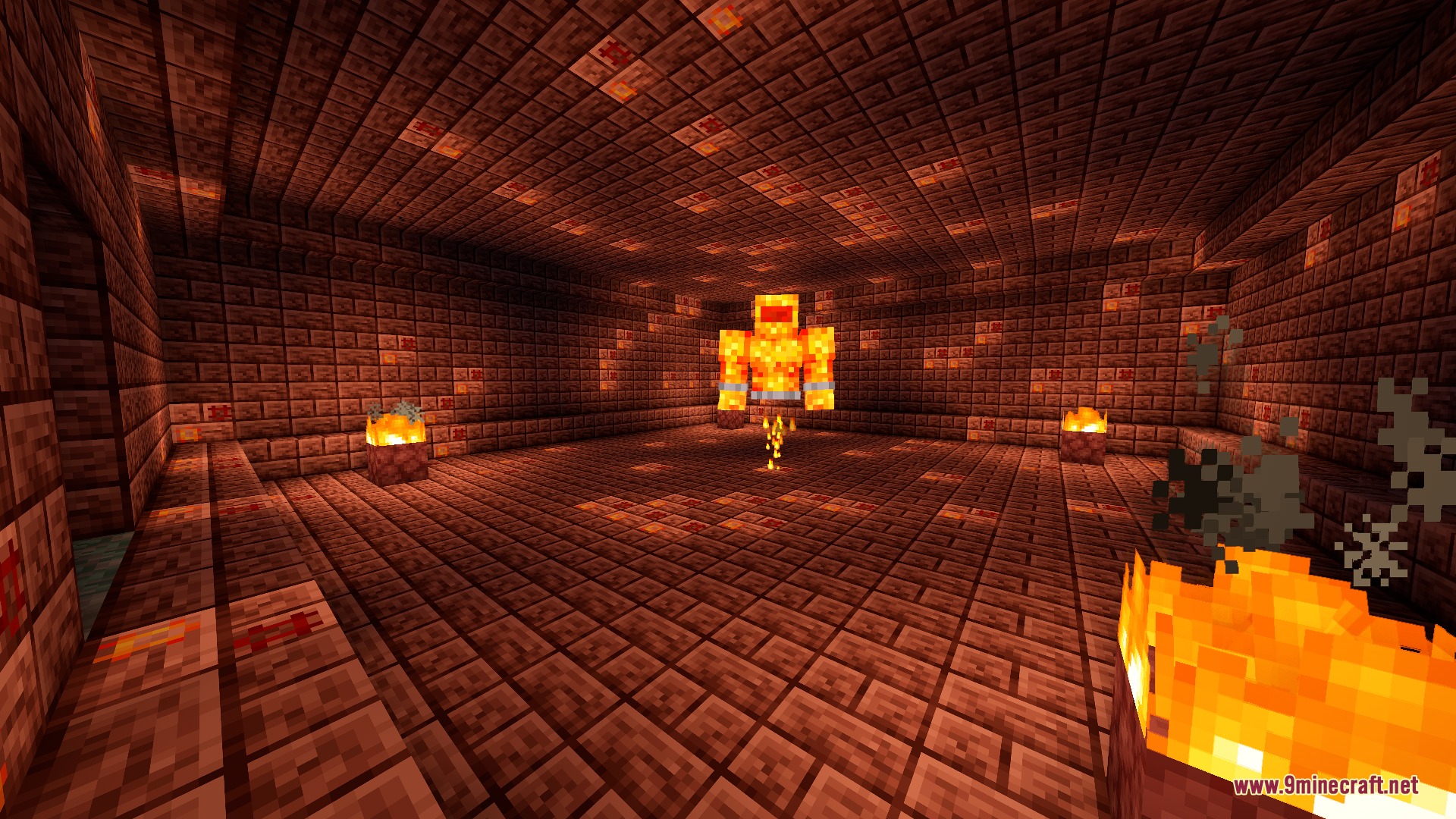 Aether Regenerated Resource Pack Screenshot 1 Aether Regenerated Resource Pack updates the look of the Sun Spirit boss chamber